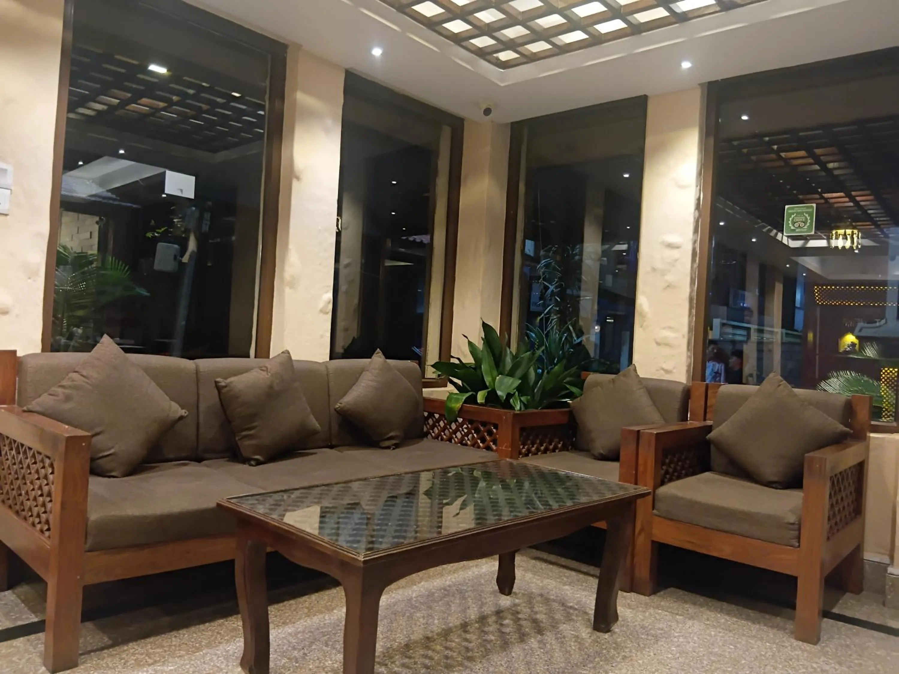 Seating area in Hotel Everest Nepal