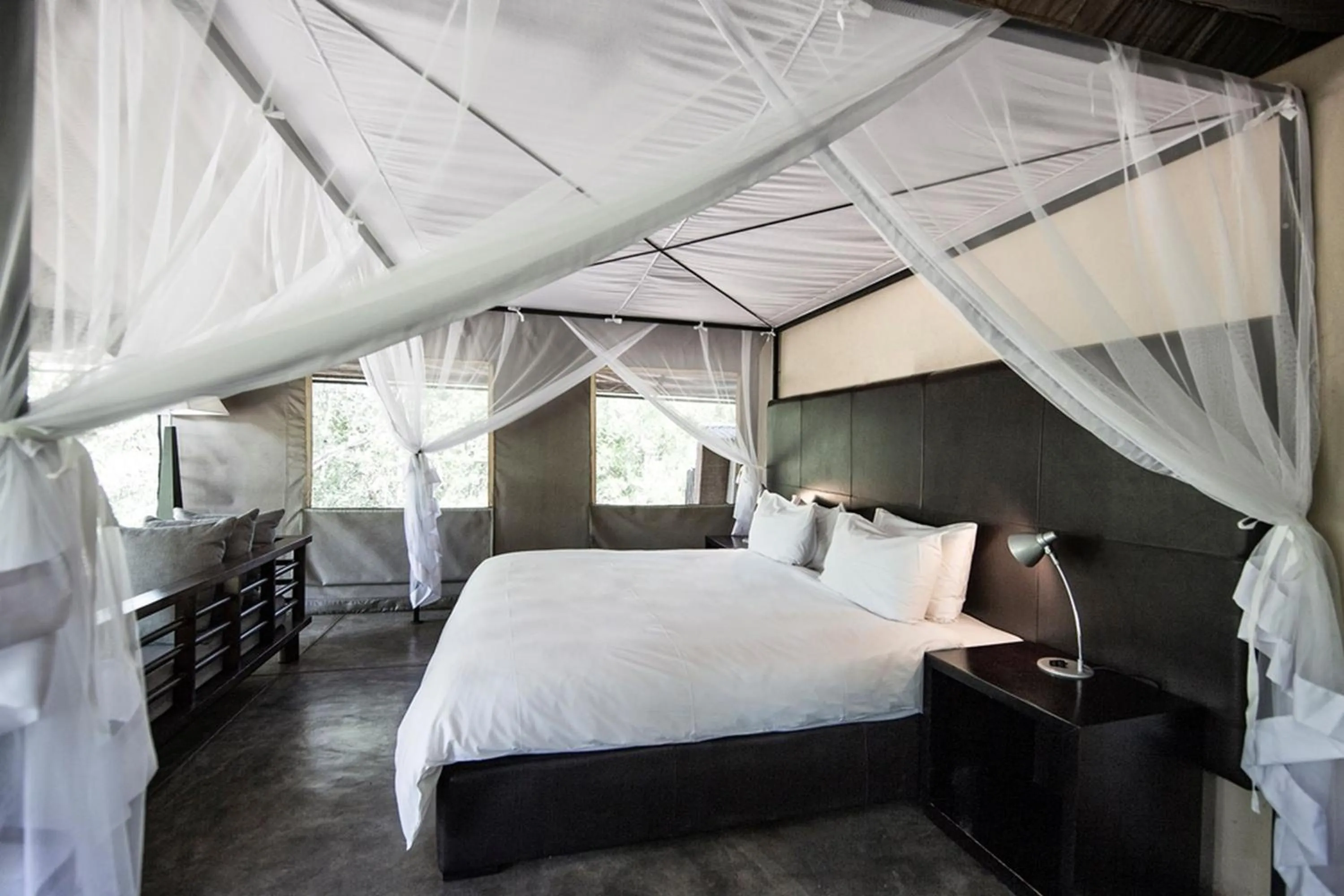 Photo of the whole room, Bed in Honeyguide Tented Safari Camp - Khoka Moya