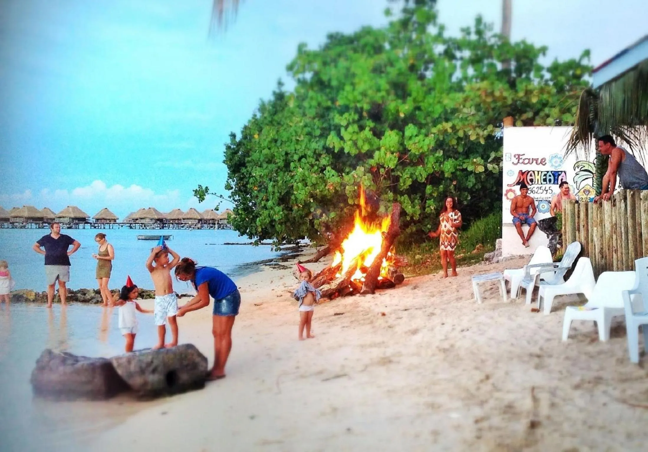 Children play ground in Fare Maheata