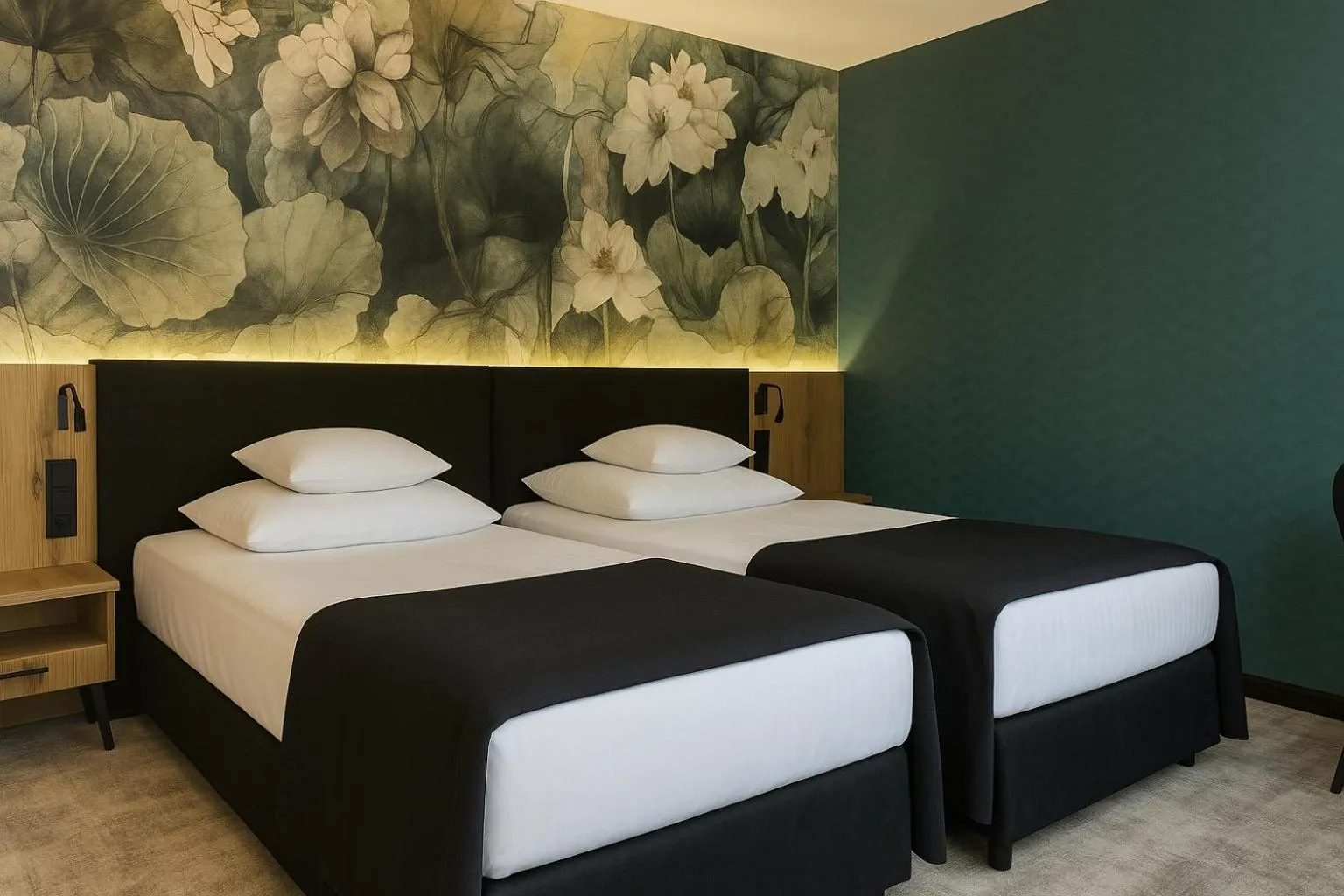 Bed in Hotel Pałac Poledno