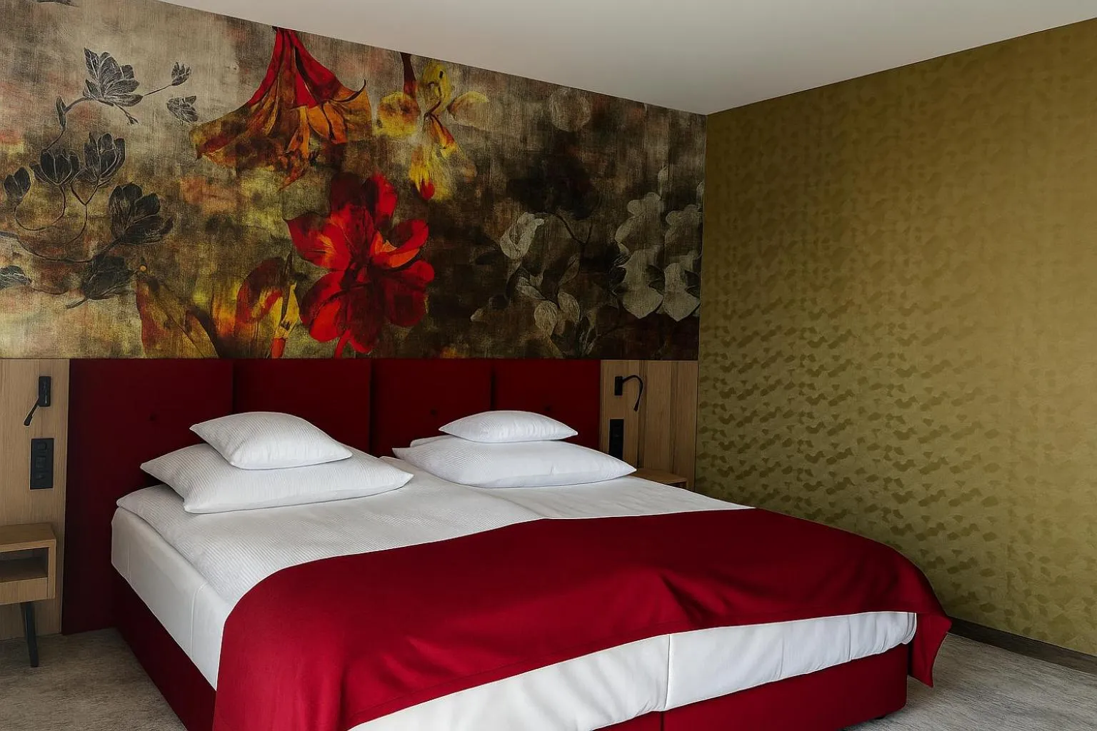 Bed in Hotel Pałac Poledno