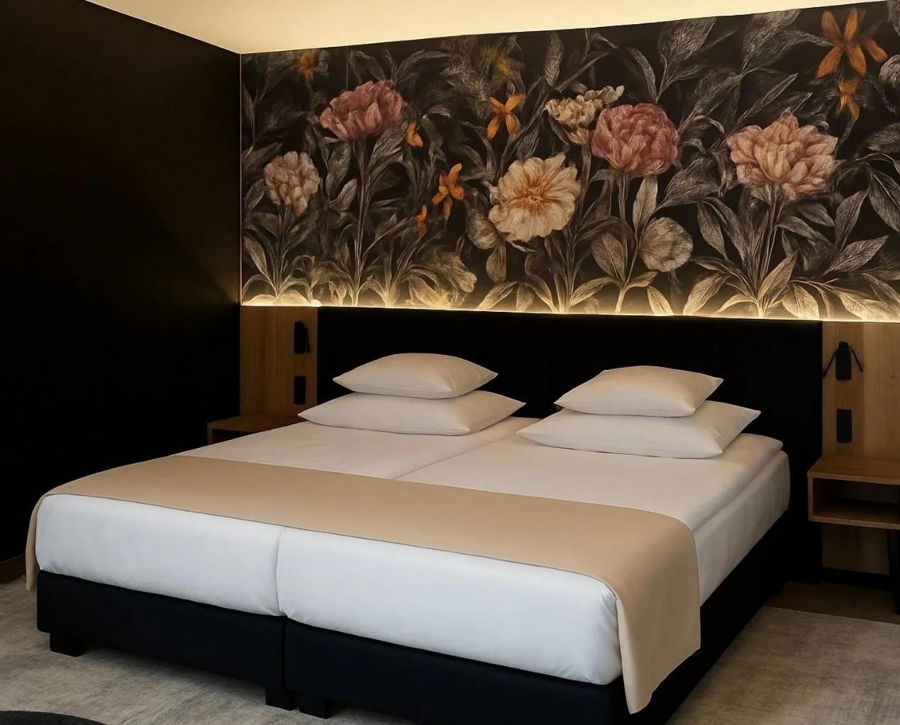 Bed in Hotel Pałac Poledno