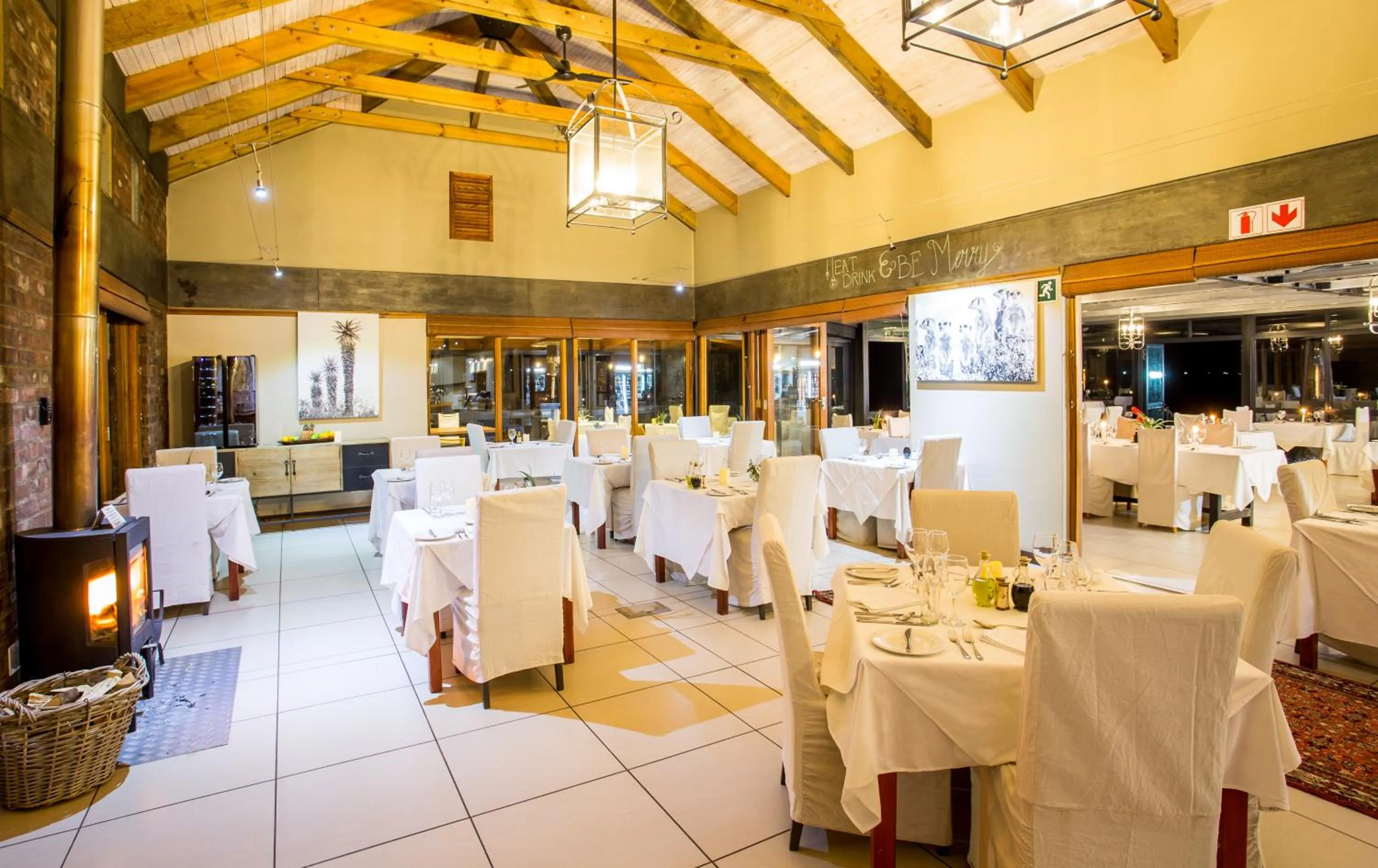 Dinner in De Zeekoe Guest Farm