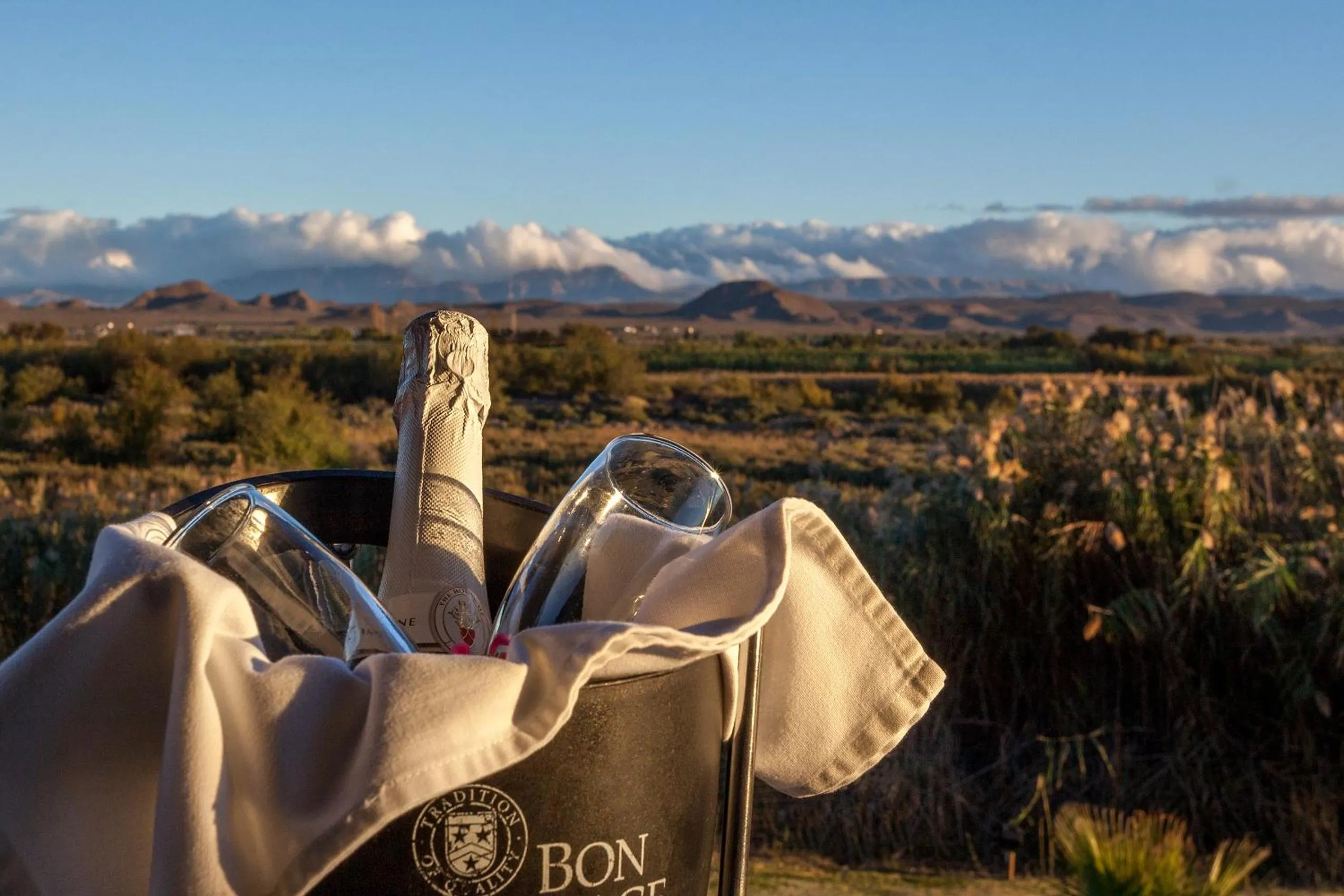 Natural landscape in De Zeekoe Guest Farm