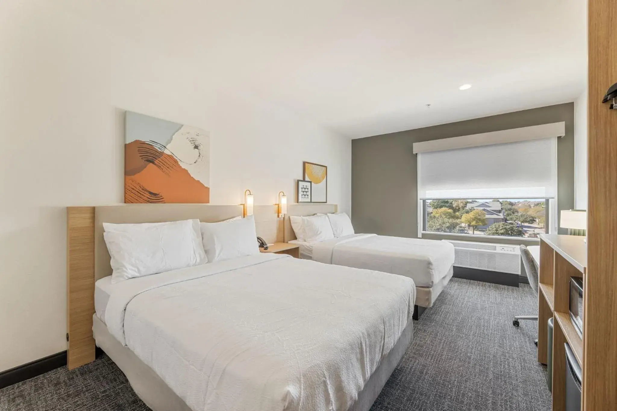 Queen Room with Two Queen Beds in Spark By Hilton Garland Dallas East Queen Room with Two Queen Beds in Spark By Hilton Garland Dallas East