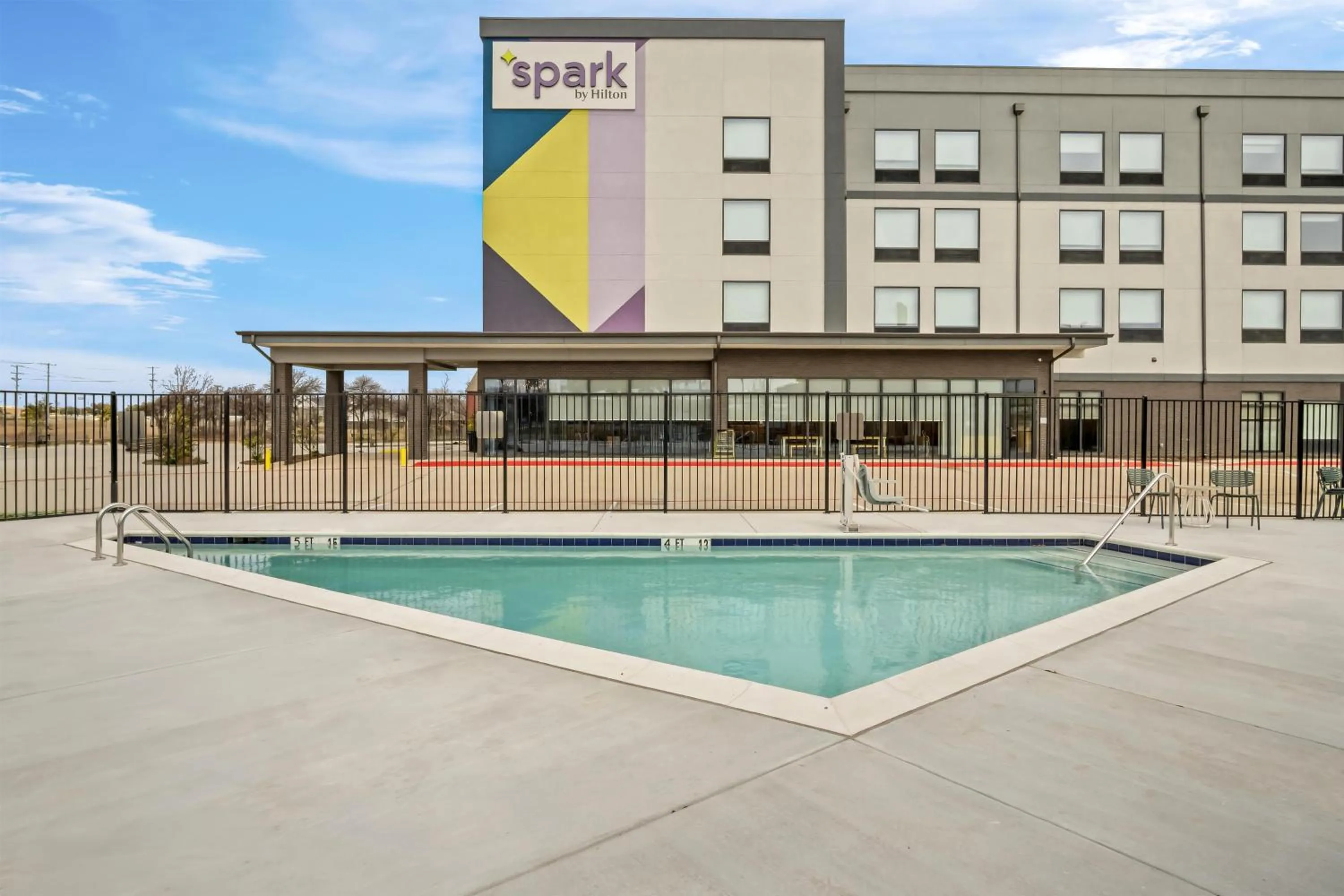 Pool view in Spark By Hilton Garland Dallas East