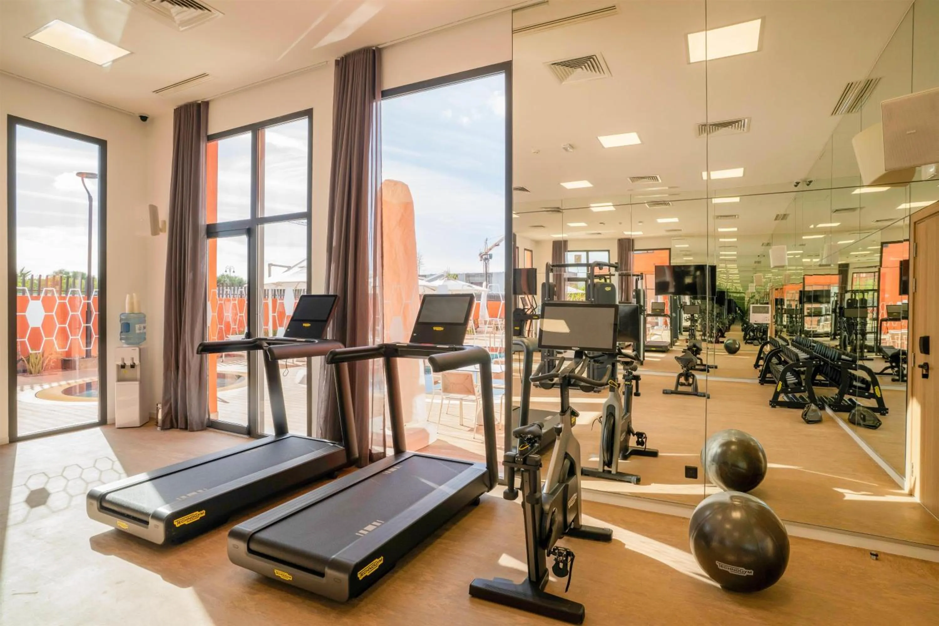 Fitness centre/facilities in Hampton By Hilton Ben Guerir