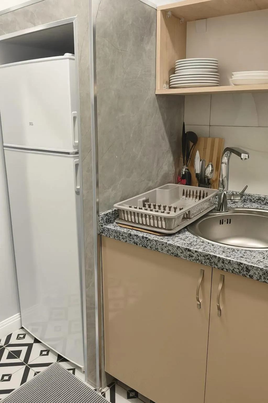Kitchen or kitchenette in Sare Apartments - Sultanahmet