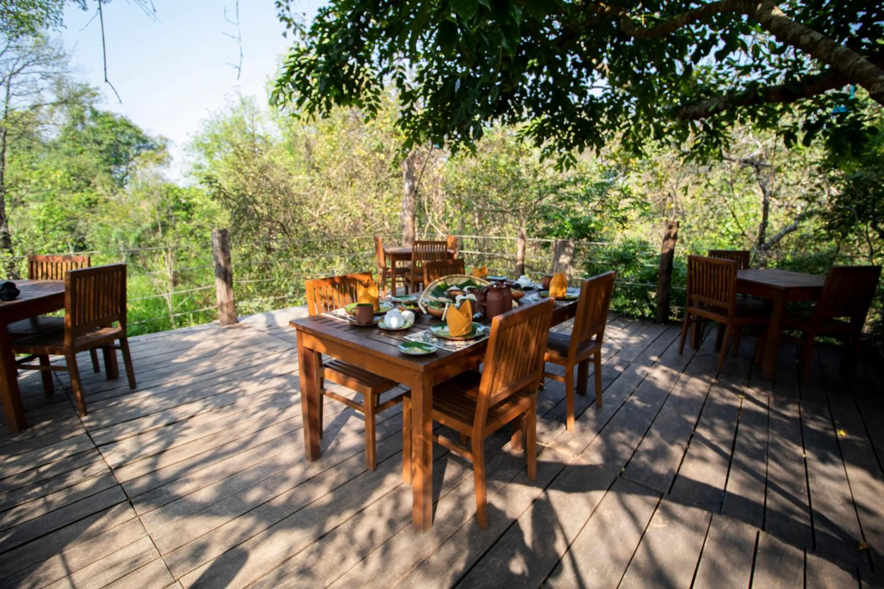Patio in Amaara Forest Hotel Sigiriya