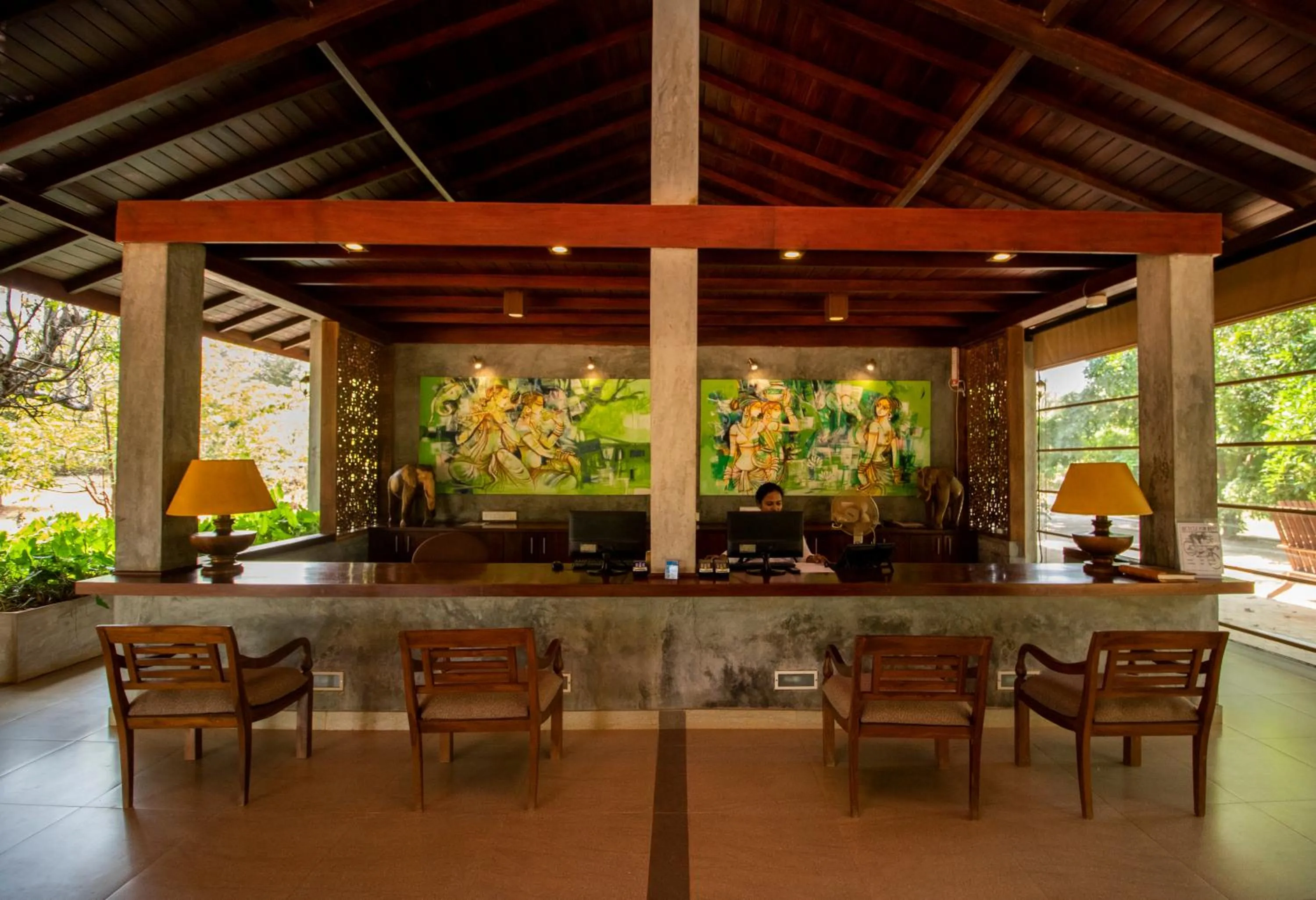 Lobby or reception in Amaara Forest Hotel Sigiriya