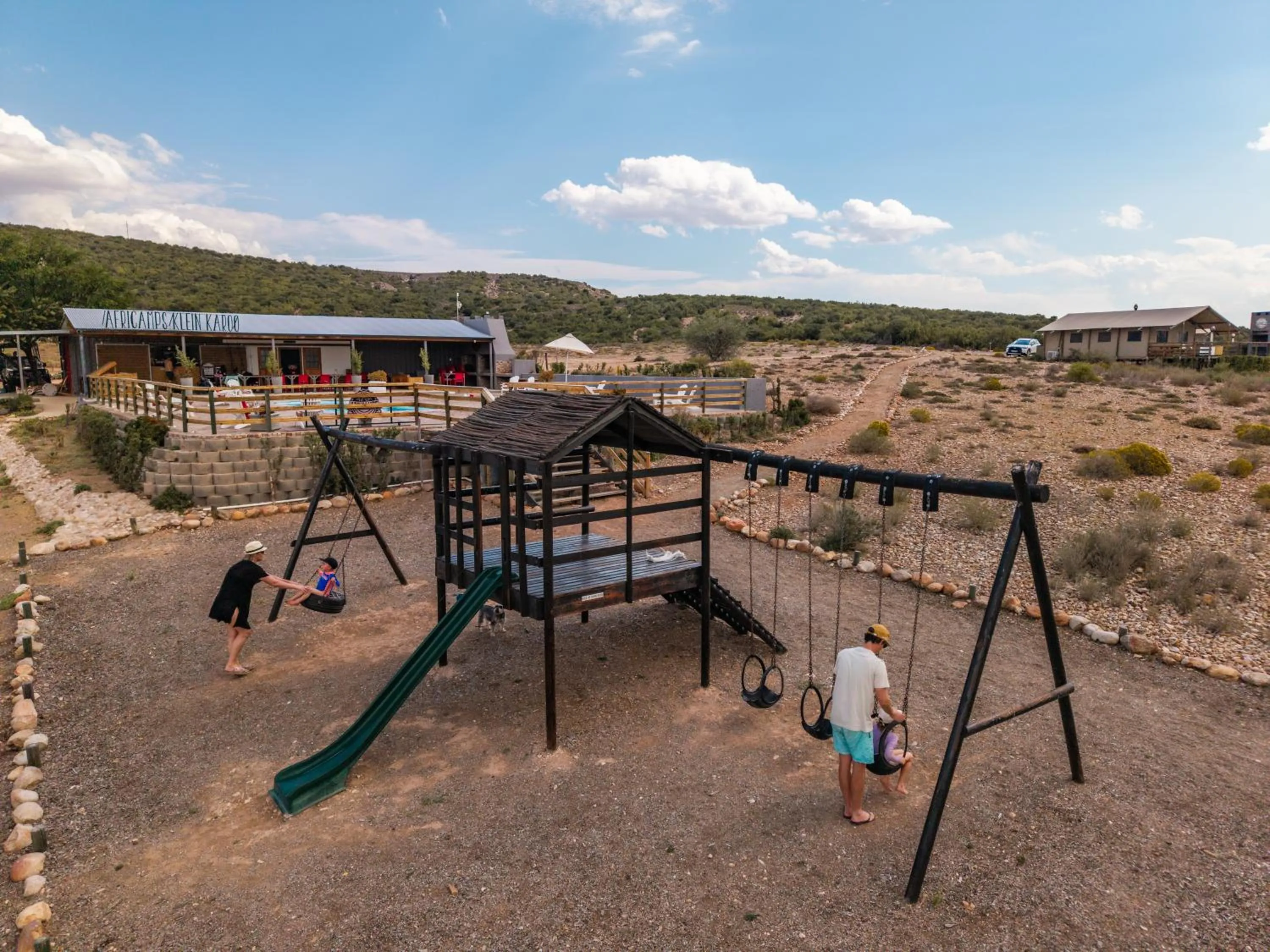 Children play ground in AfriCamps Klein Karoo