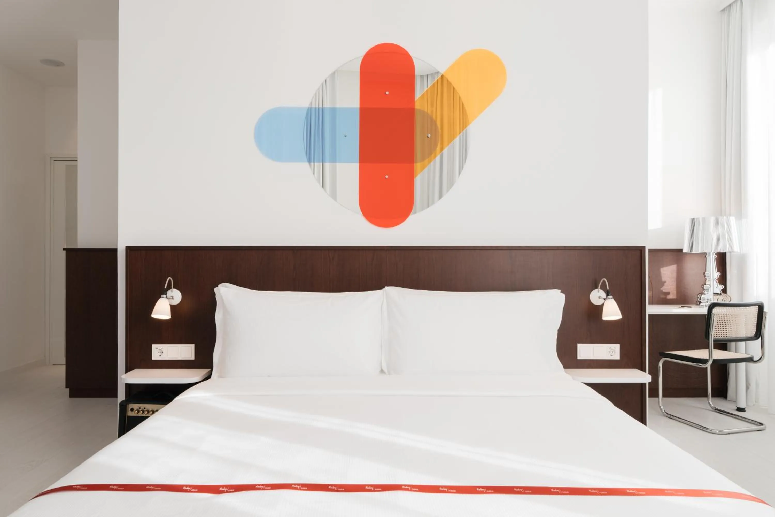 Bed in Ruby Giulia Hotel Rome