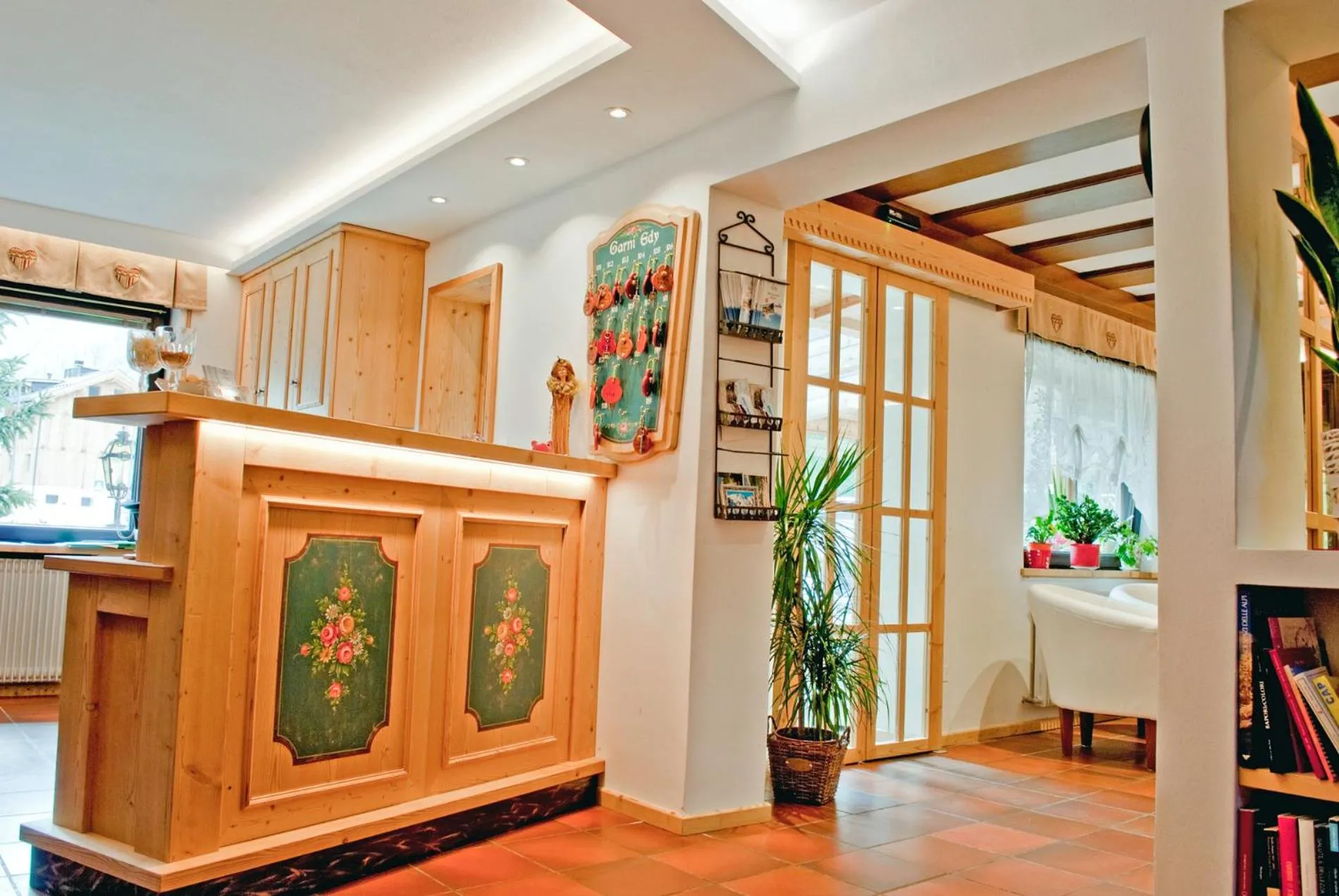 Lobby or reception in Albergo Garni Edy (B&B)