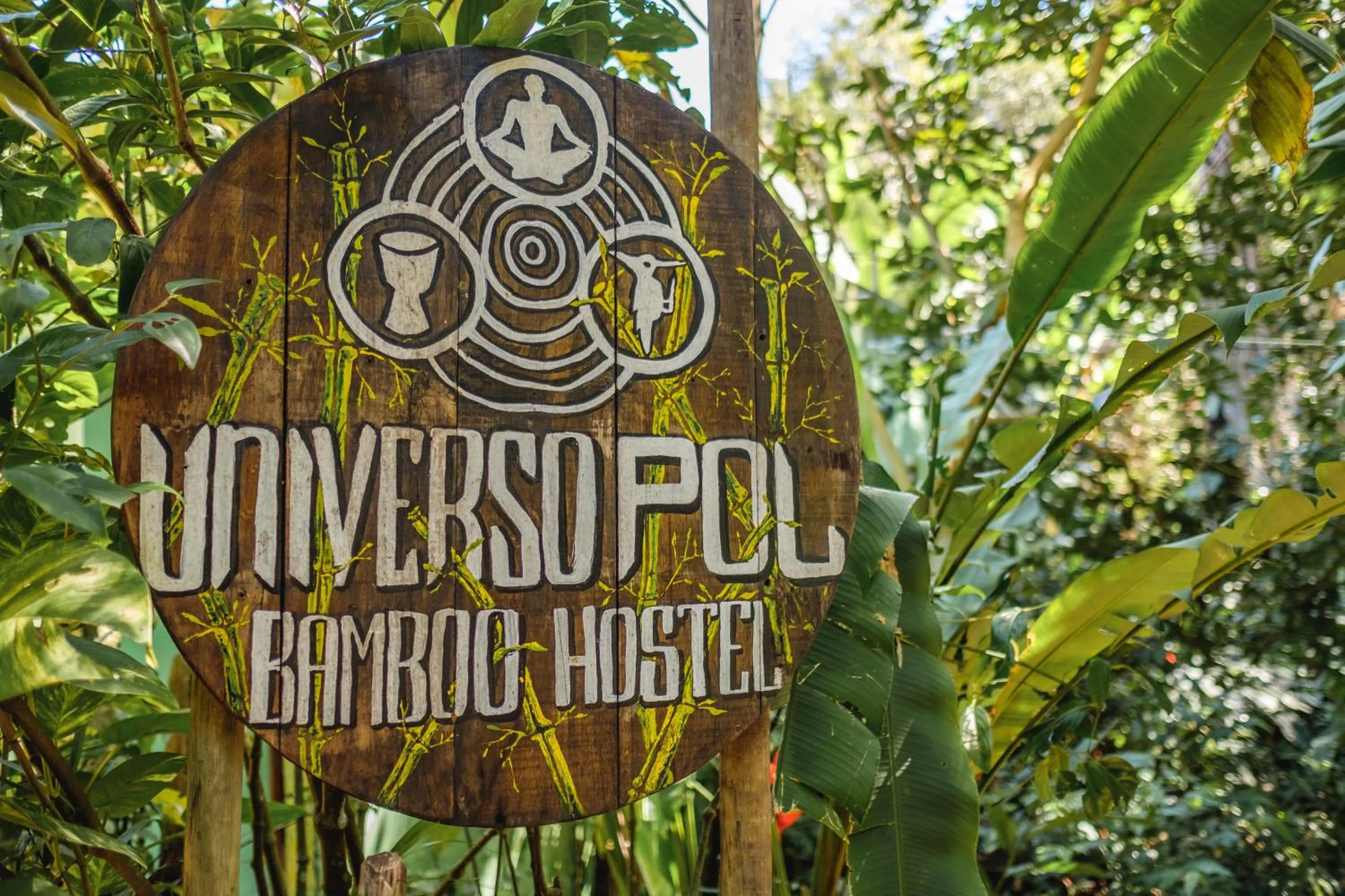 Property logo or sign in Universo Pol Bamboo Hostel