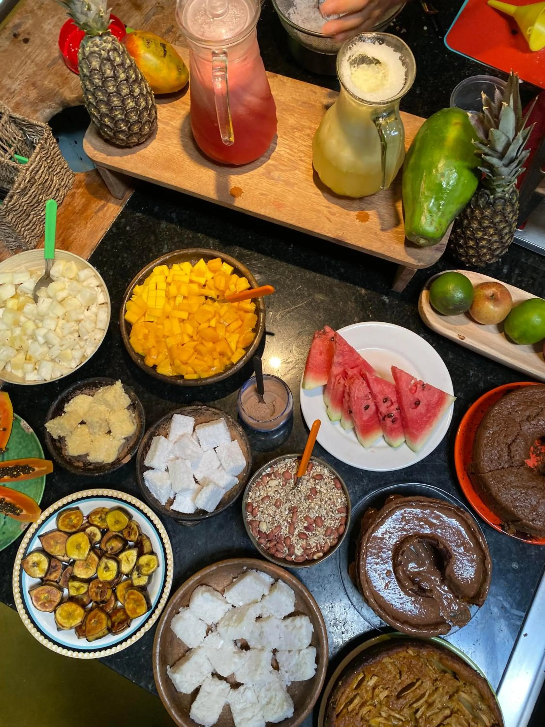 Breakfast in Universo Pol Bamboo Hostel