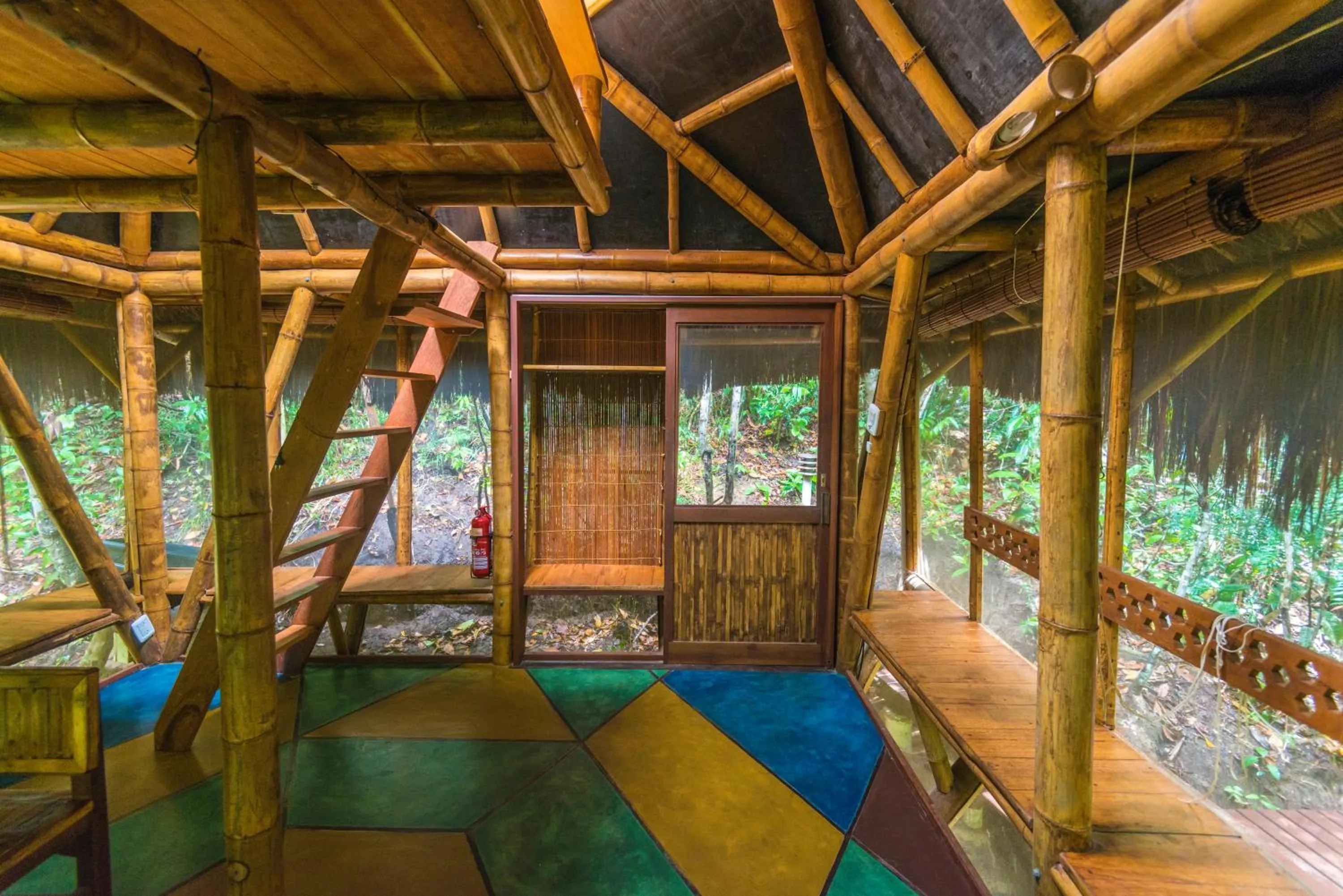 Bedroom in Universo Pol Bamboo Hostel