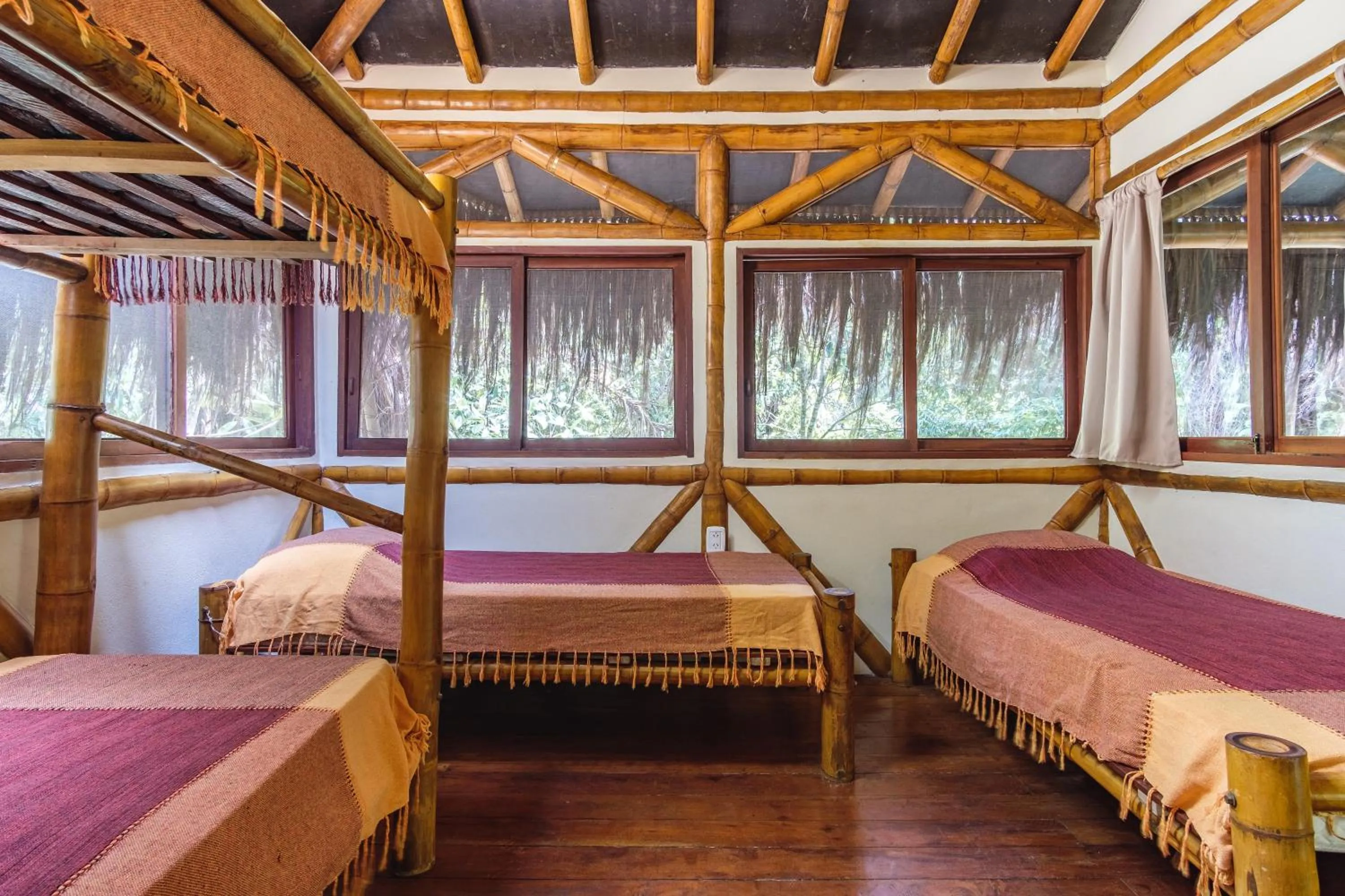 Photo of the whole room, Bed in Universo Pol Bamboo Hostel