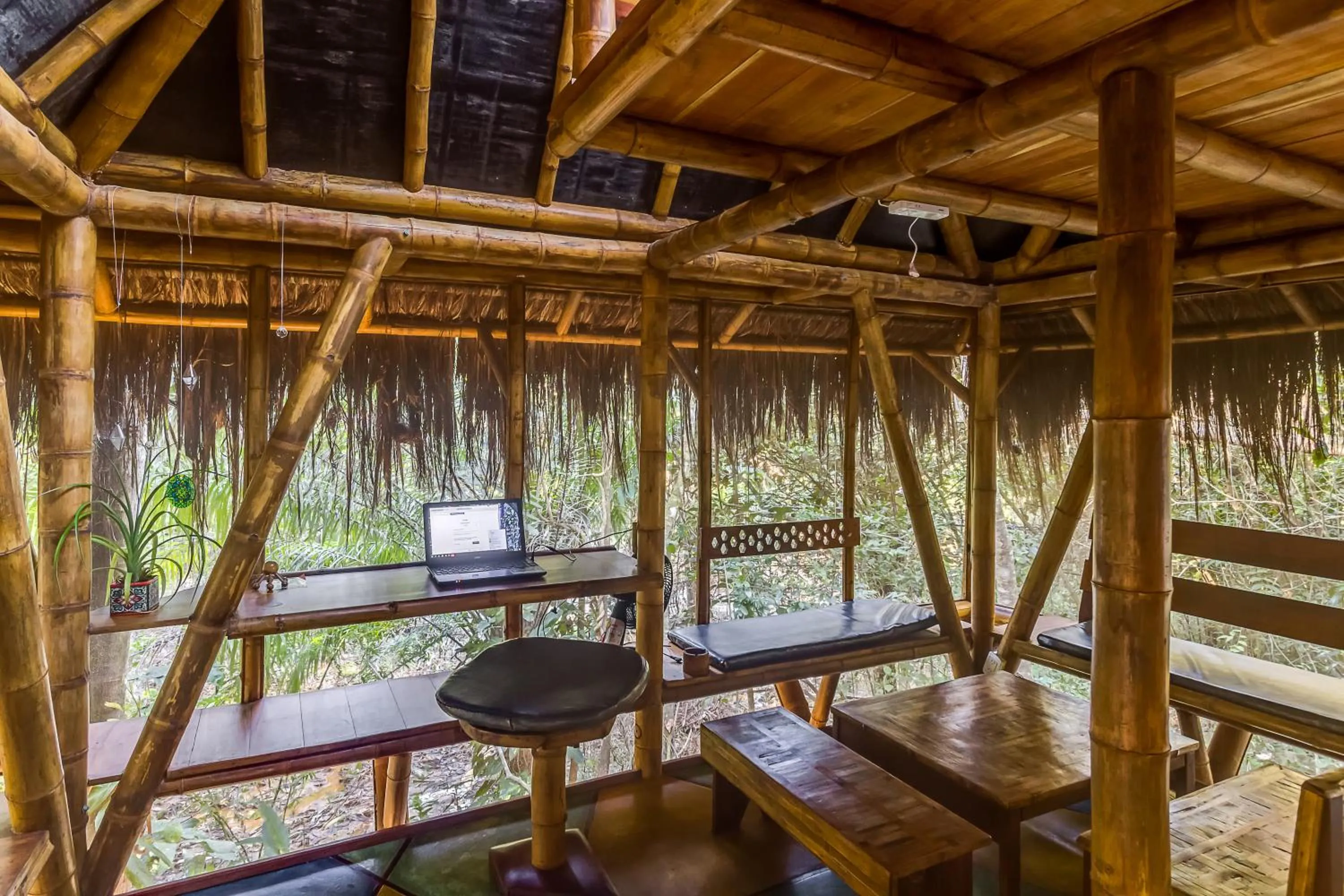 Bedroom in Universo Pol Bamboo Hostel