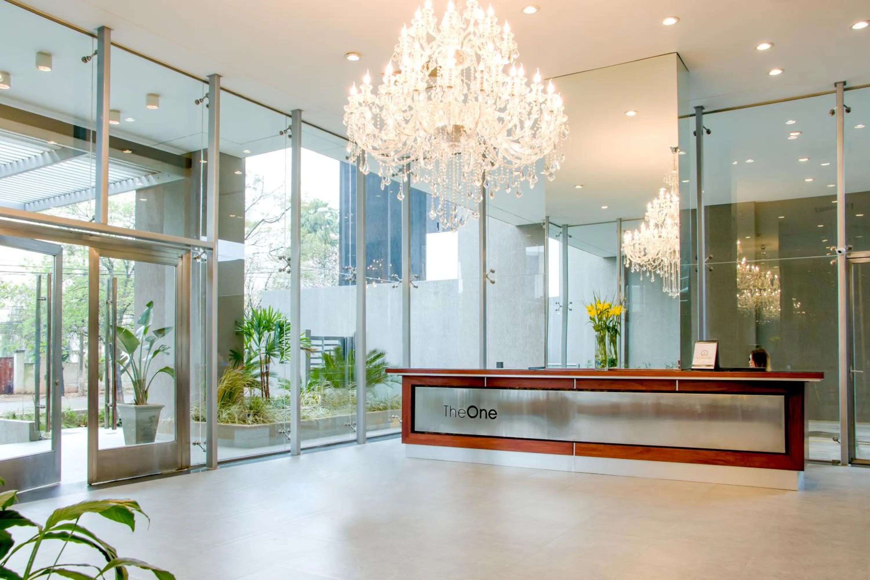 Lobby or reception in Asunción Rent Suites Santa Teresa