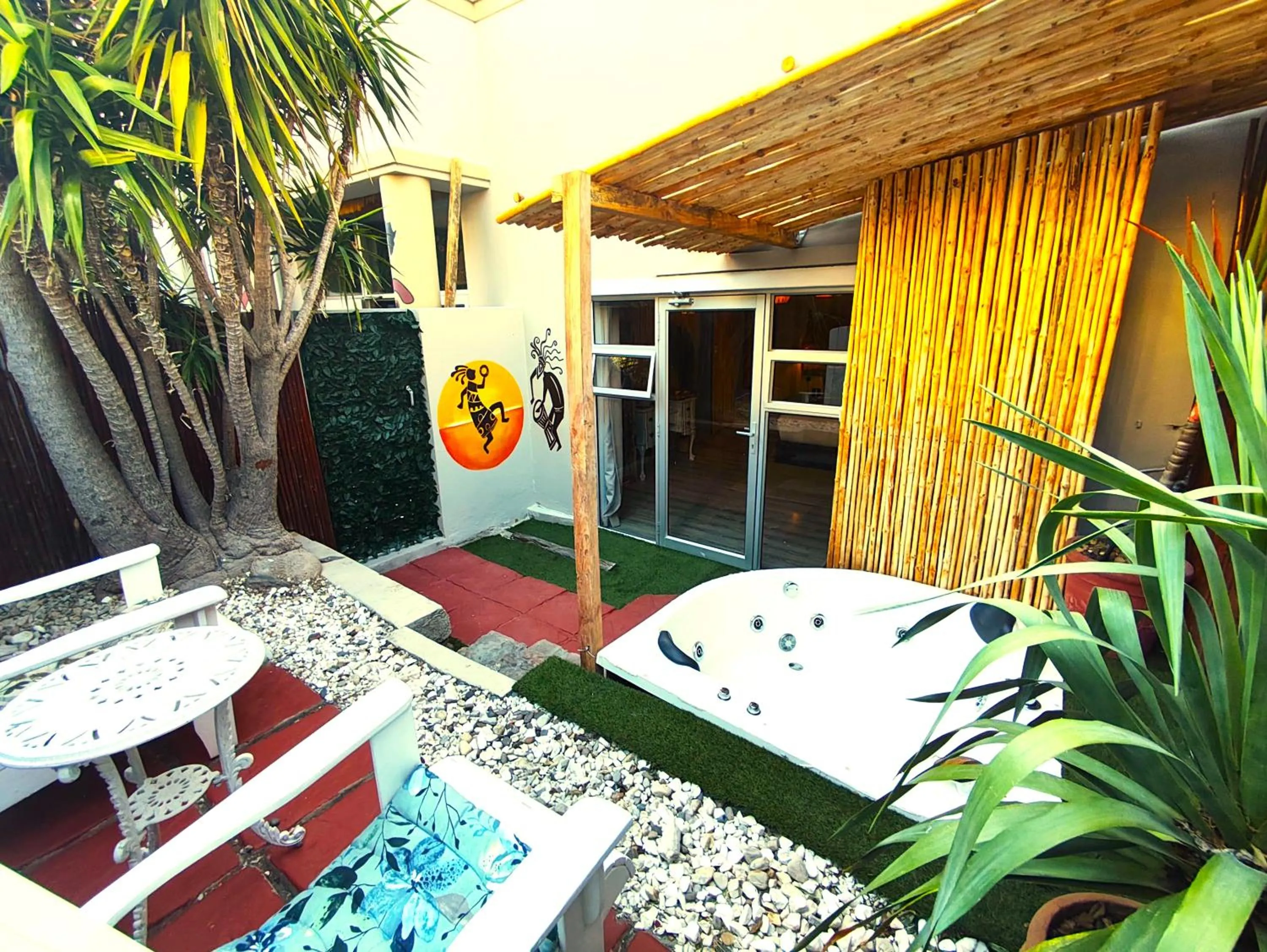 Patio in African Groove Camps Bay