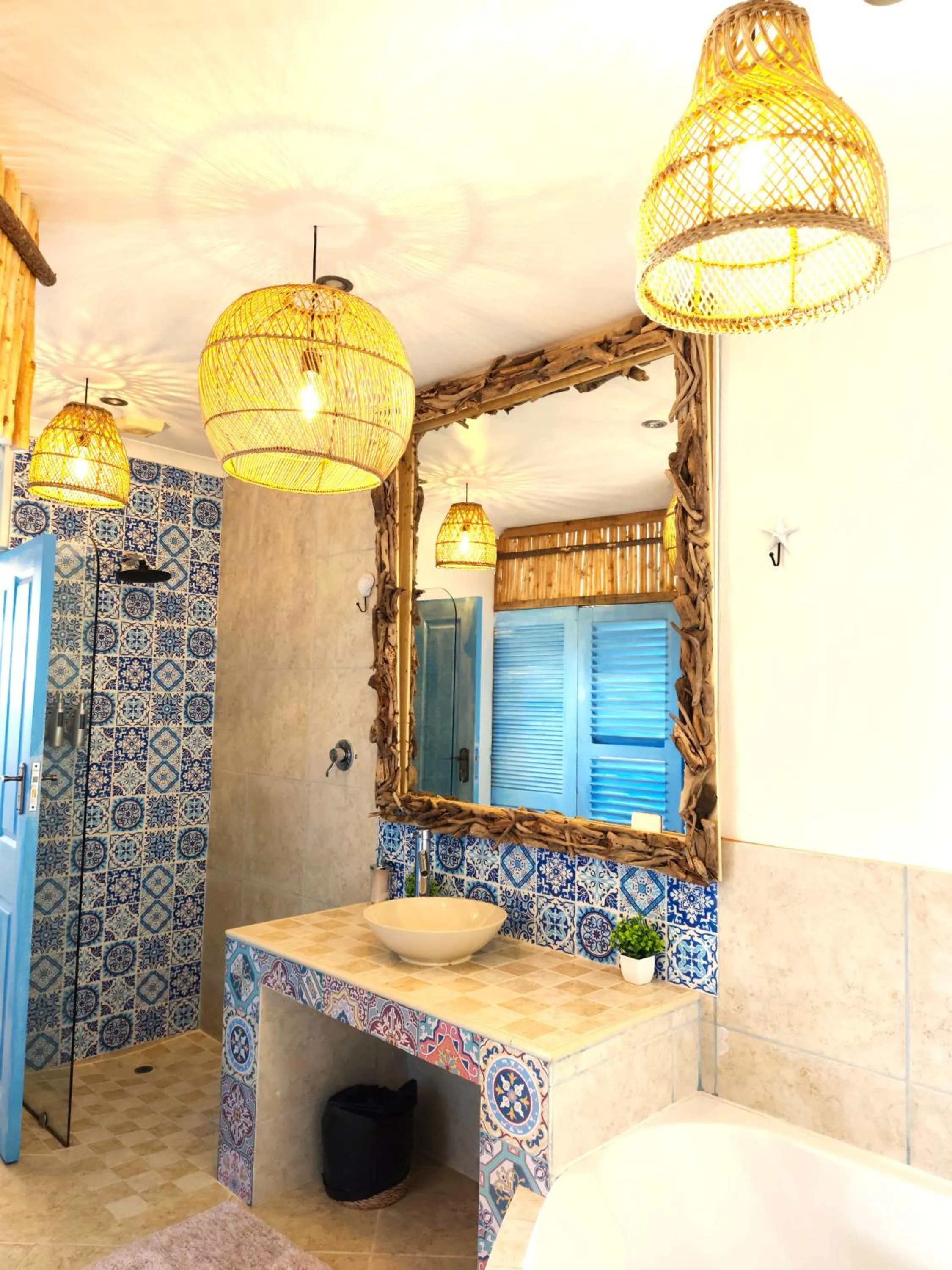 Bathroom in African Groove Camps Bay