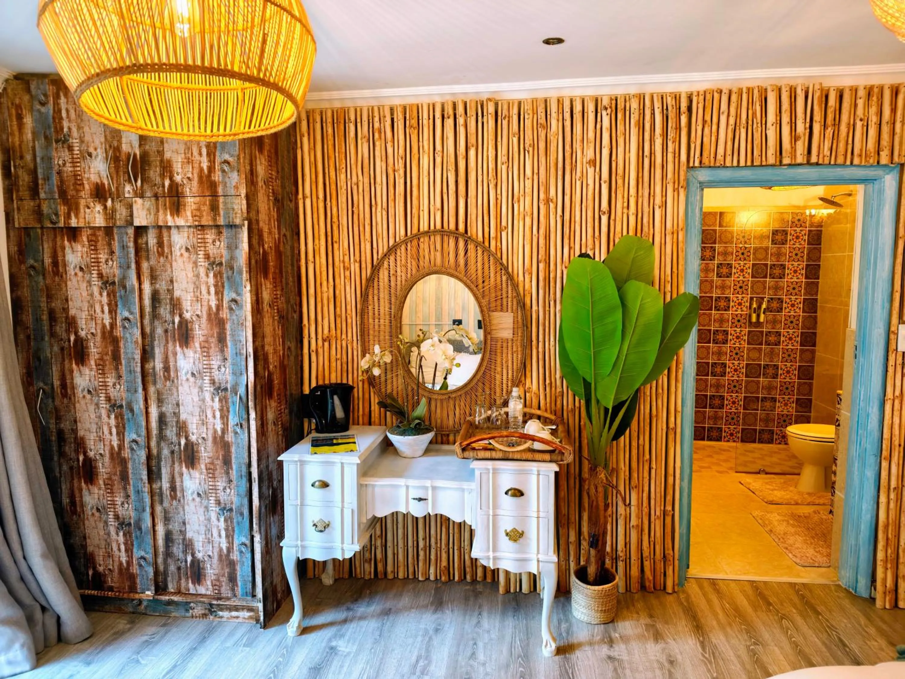 Bathroom in African Groove Camps Bay