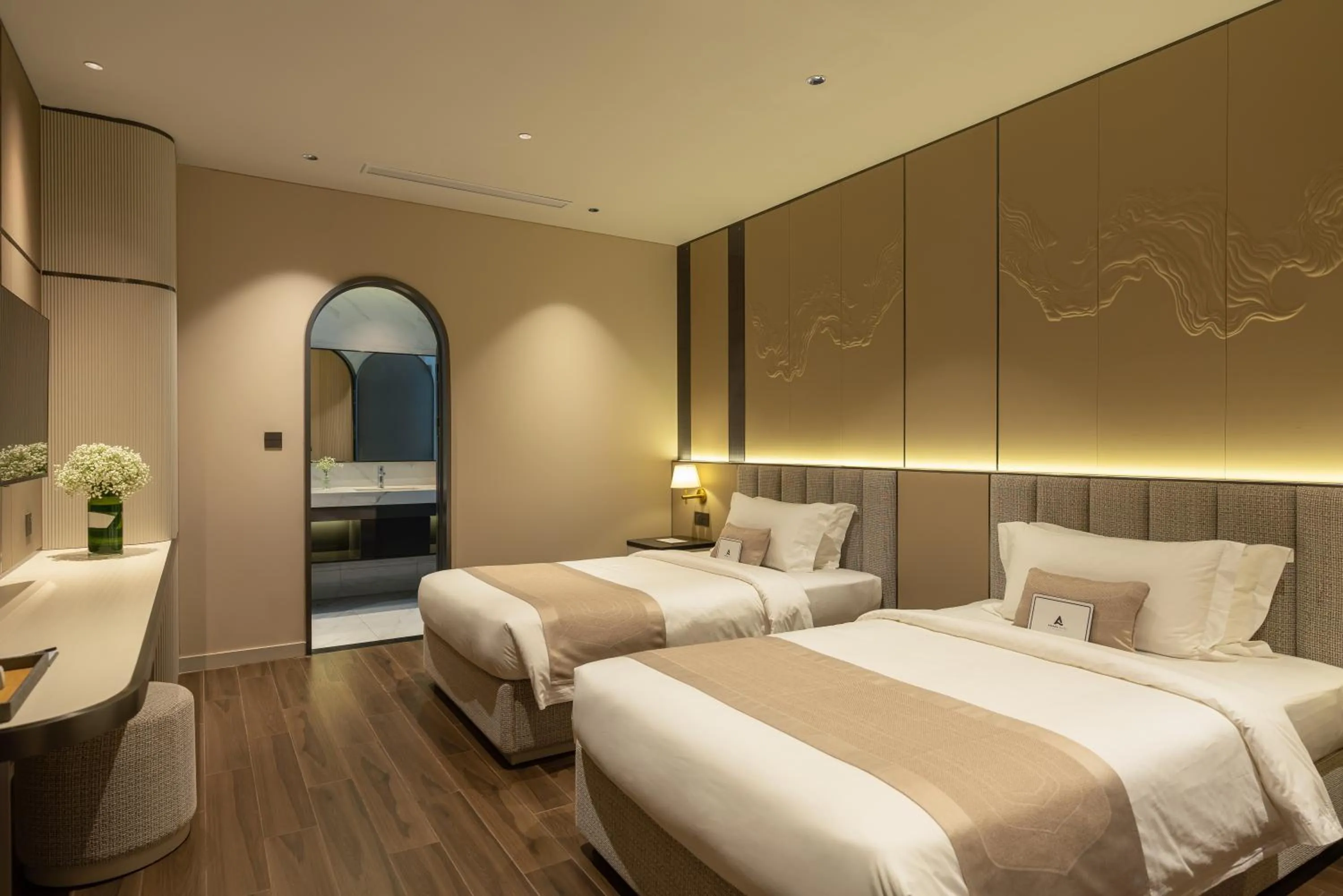 Bed in AMANA Hotel Phan Thiet