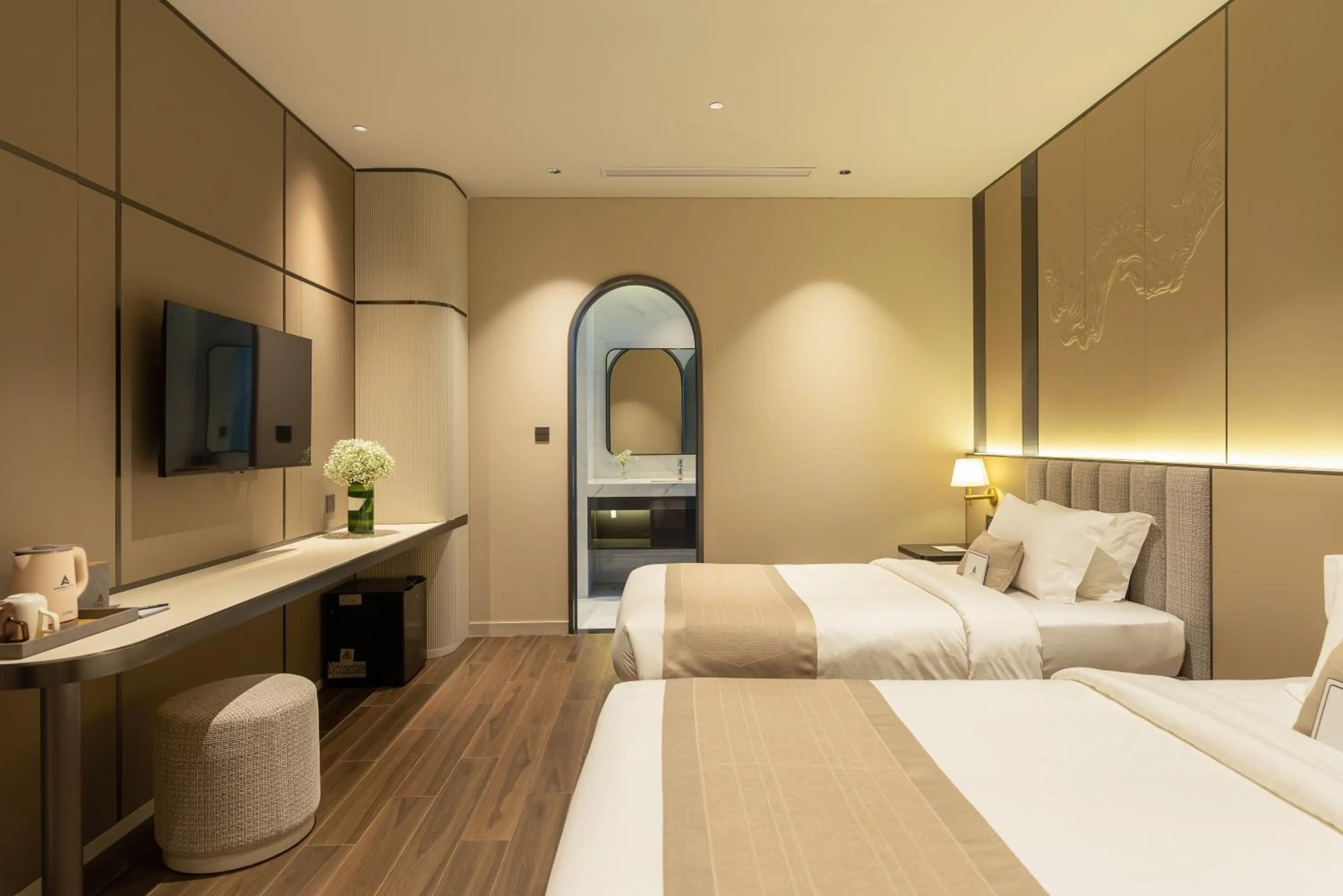 Bed in AMANA Hotel Phan Thiet