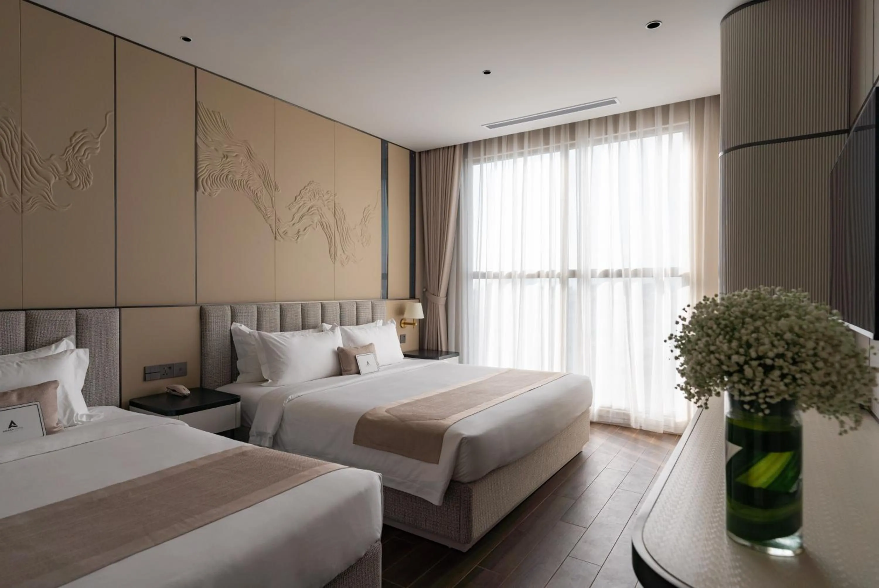 Bed in AMANA Hotel Phan Thiet