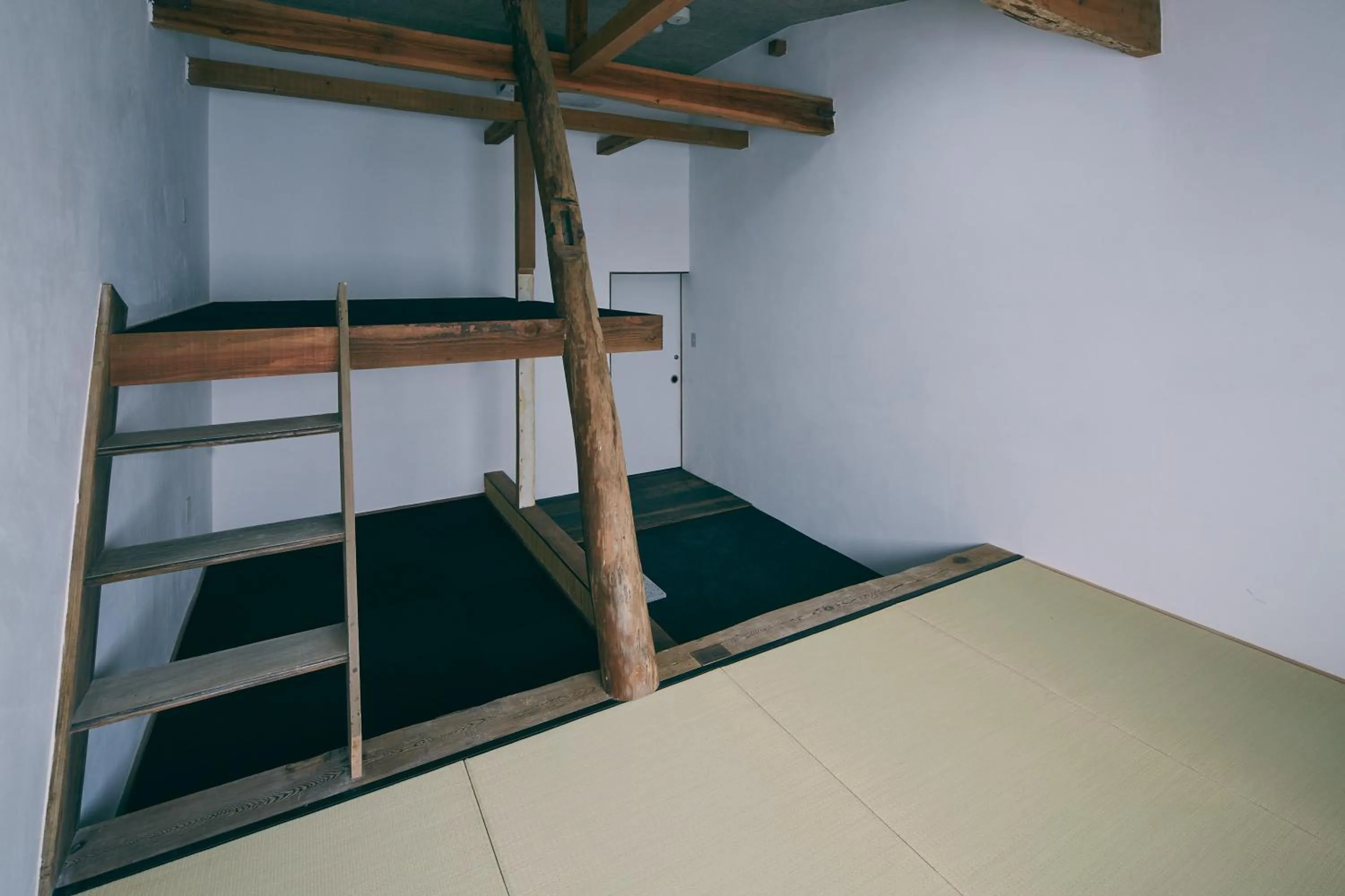 Decorative detail, Bed in kagelow Mt.Fuji Hostel Kawaguchiko