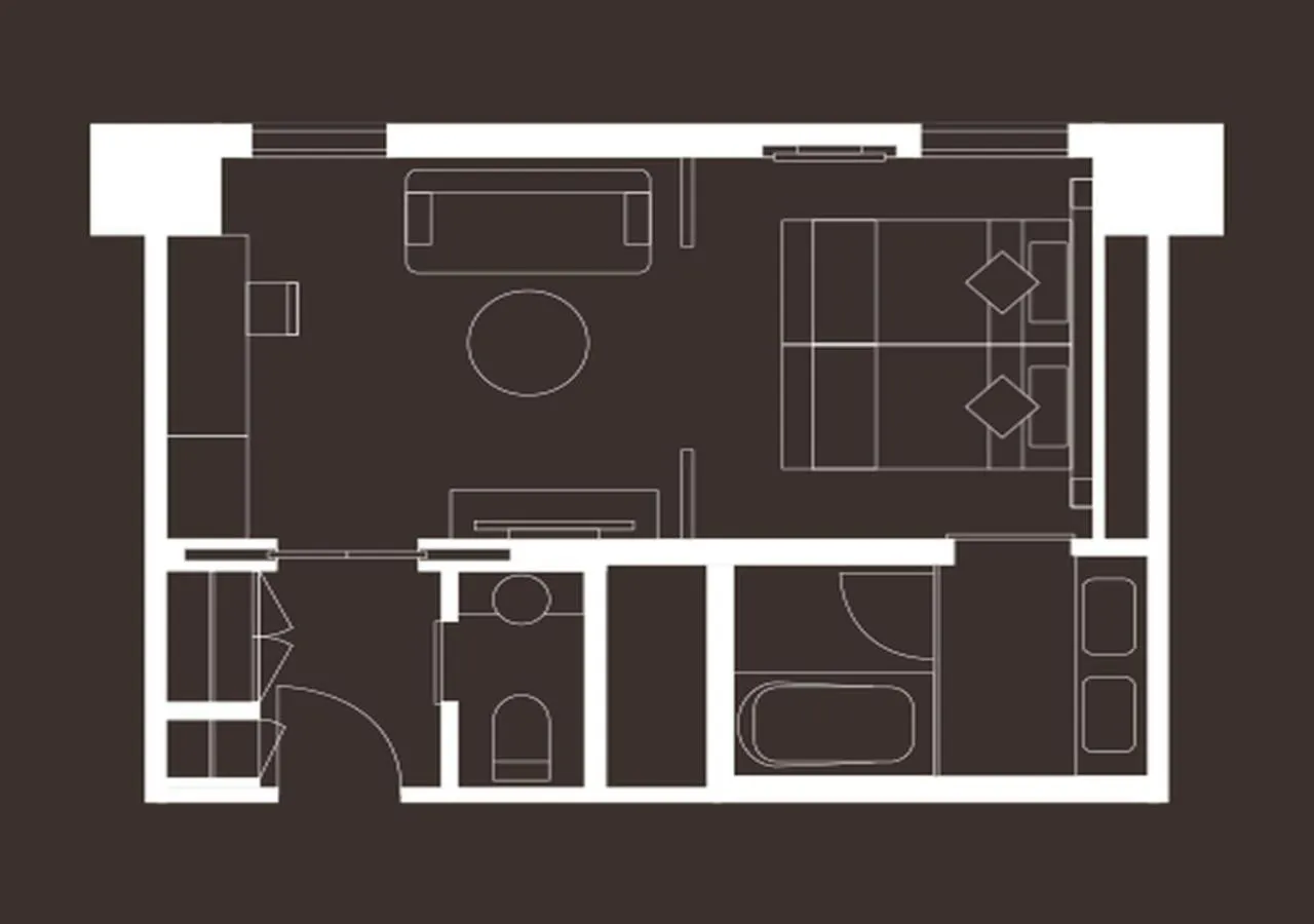 Photo of the whole room in The Strings Hotel Nagoya