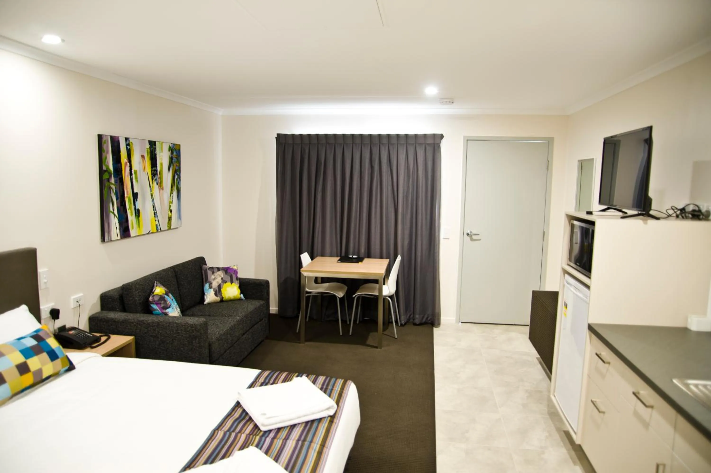 Bed in Roma Central Motel