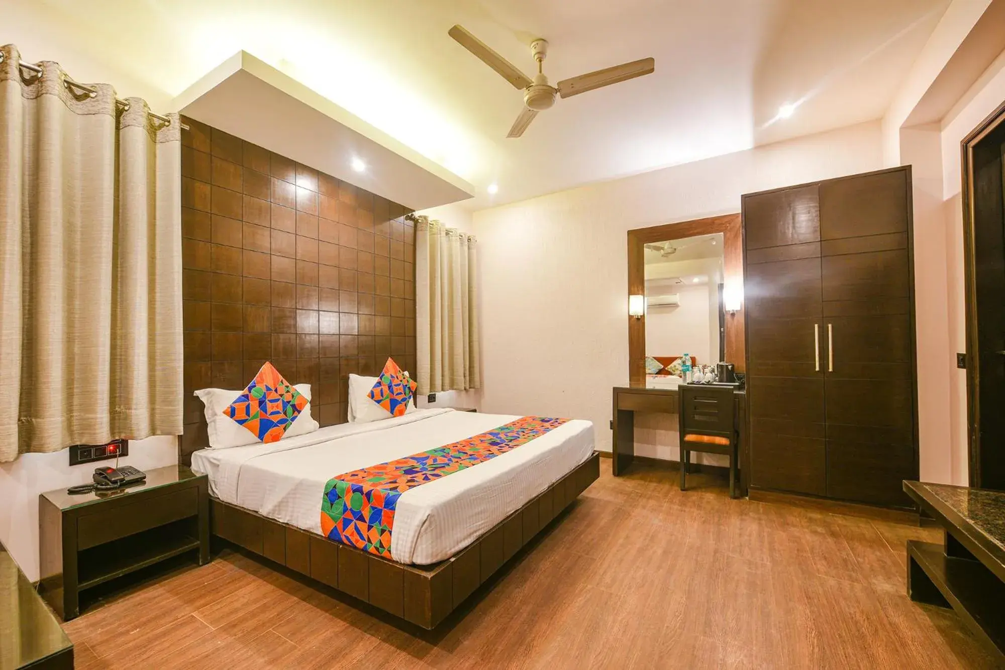 (Sanitized) Superior Double Room - single occupancy in FabHotel Aashraye (Sanitized) Superior Double Room - single occupancy in FabHotel Aashraye