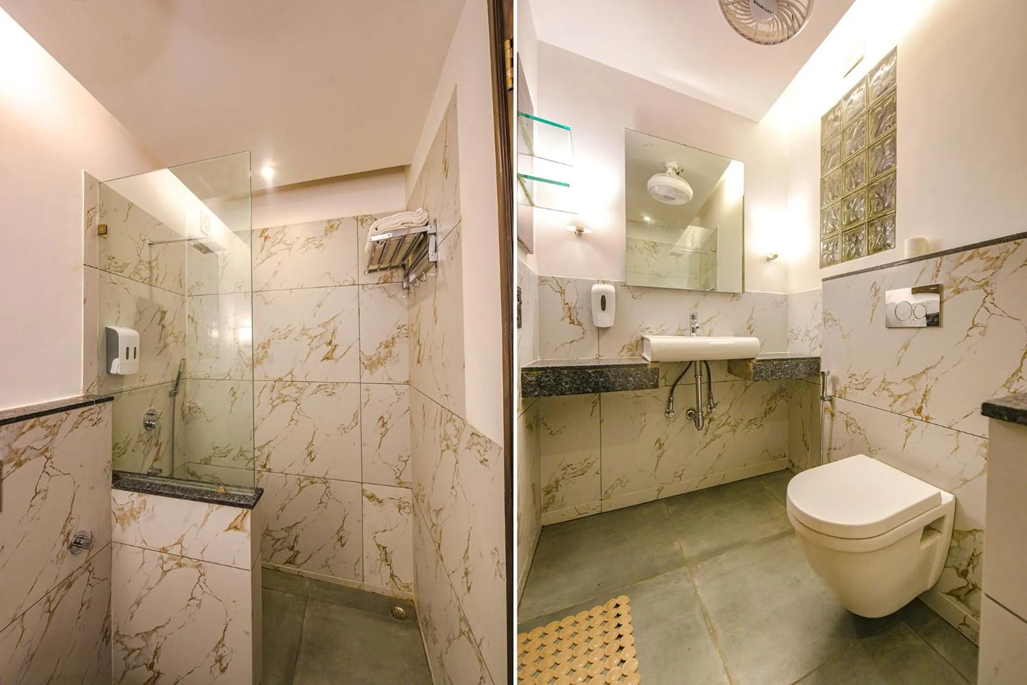 Bathroom in FabHotel Aashraye