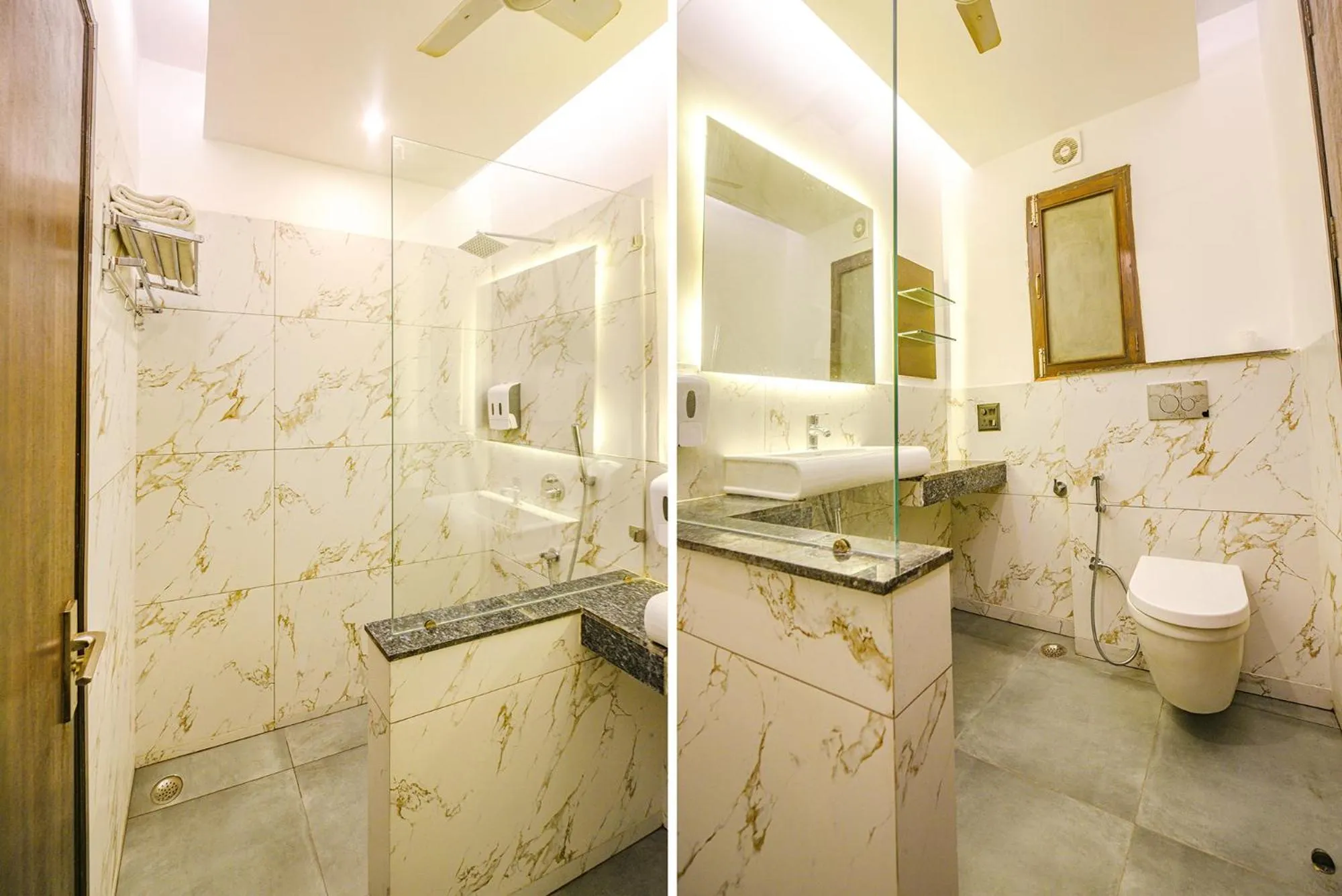 Bathroom in FabHotel Aashraye