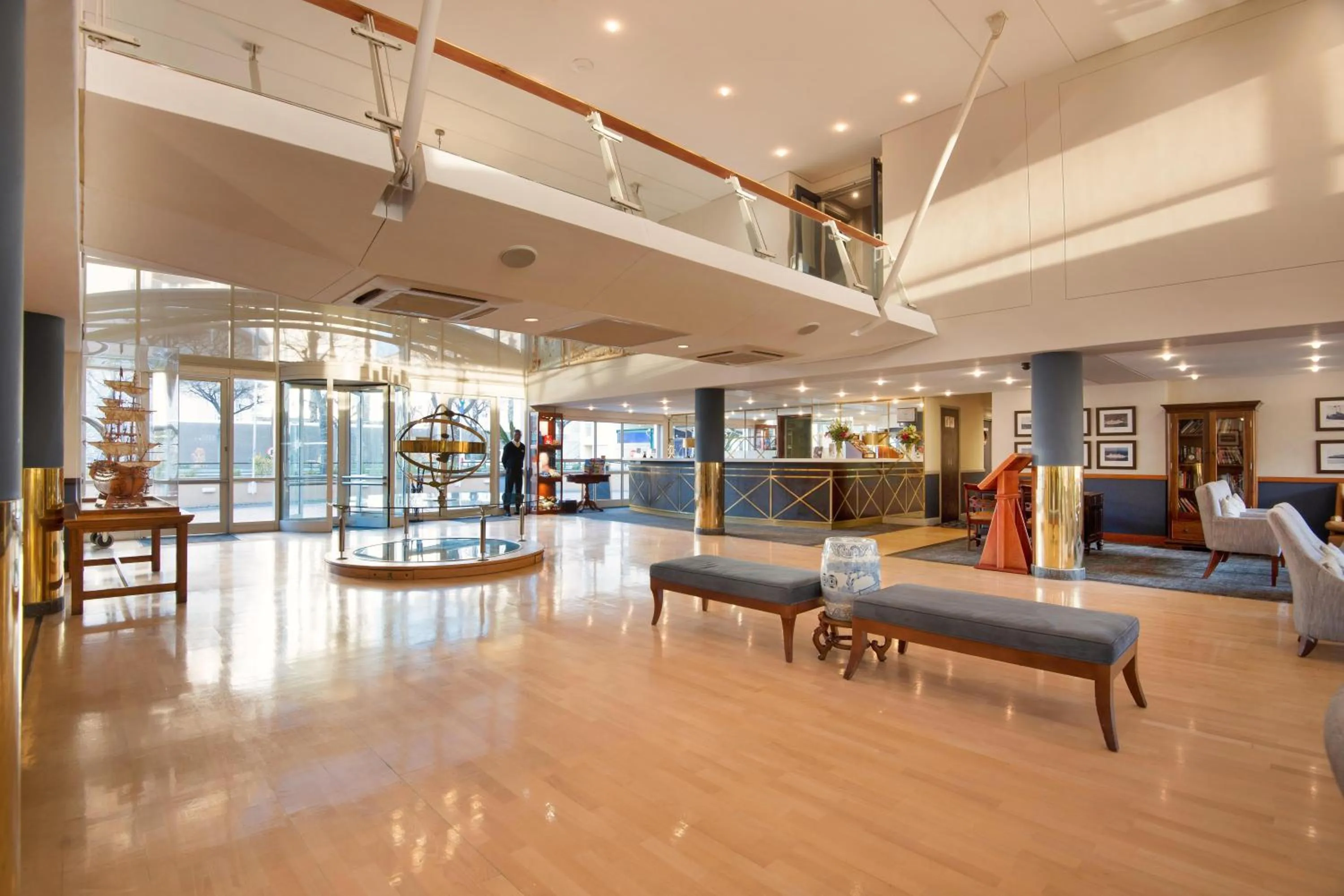 Lobby or reception in The Portswood Hotel