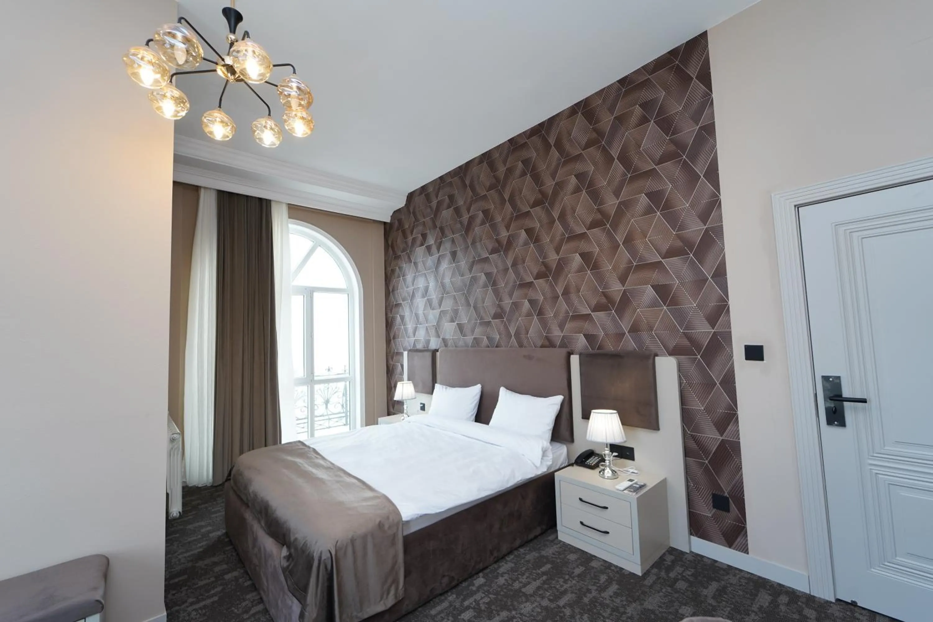 Bed in Marison Hotel Baku