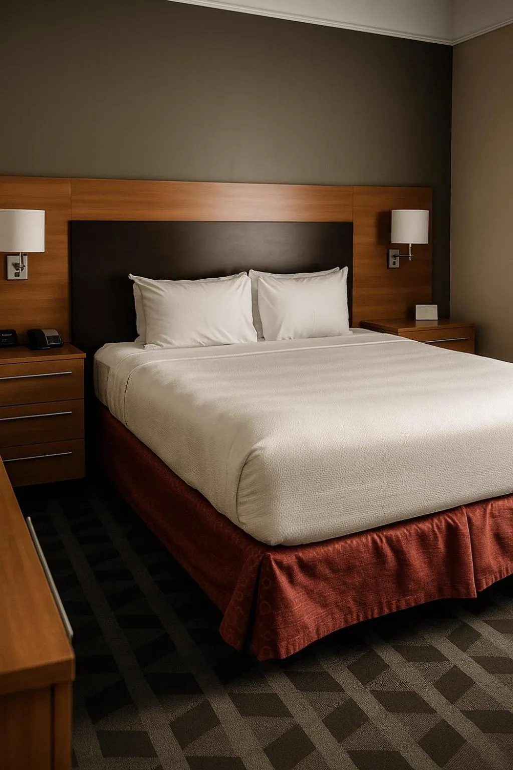 Bed in TownePlace Suites by Marriott Hattiesburg