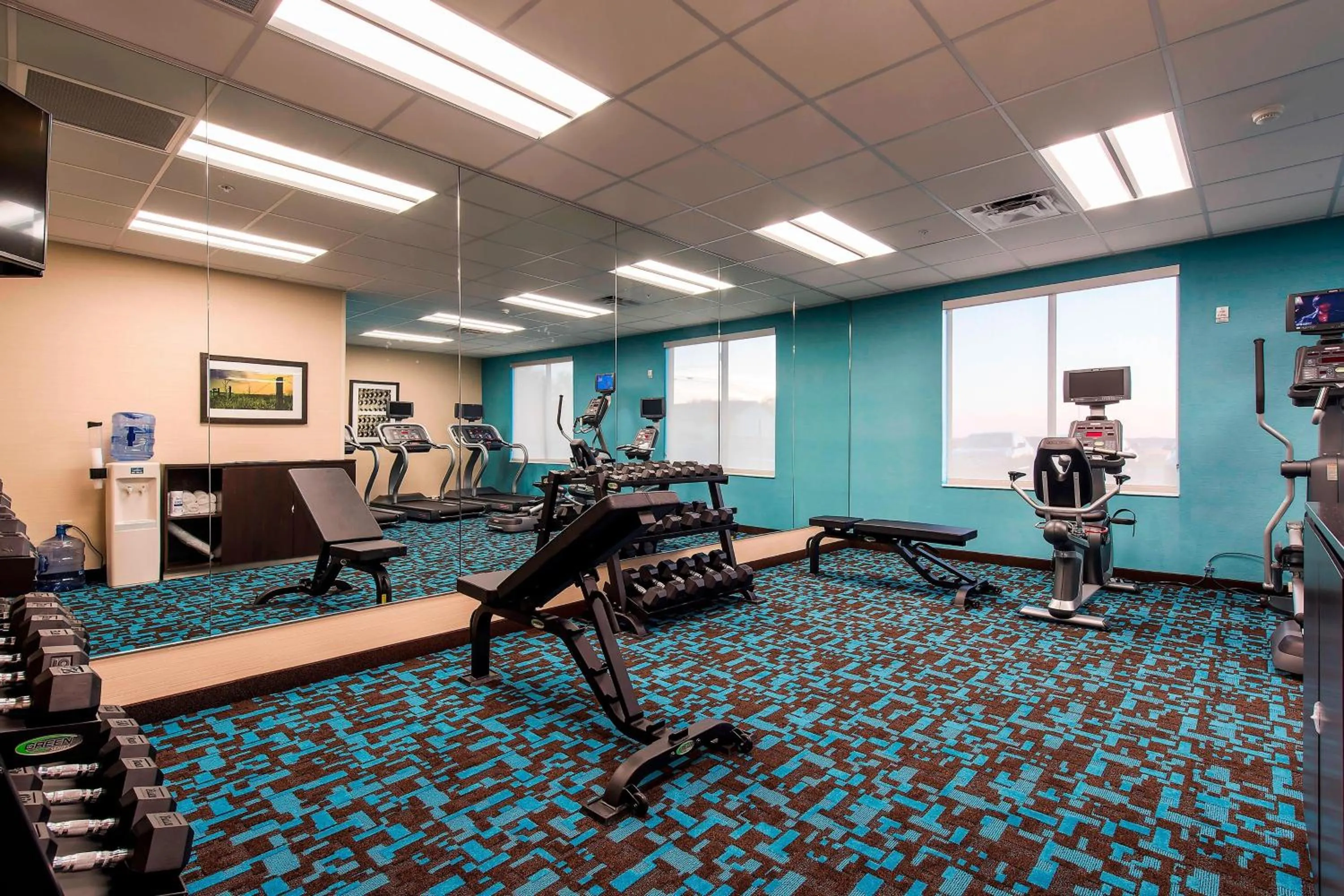 Fitness centre/facilities in Fairfield Inn & Suites by Marriott Leavenworth