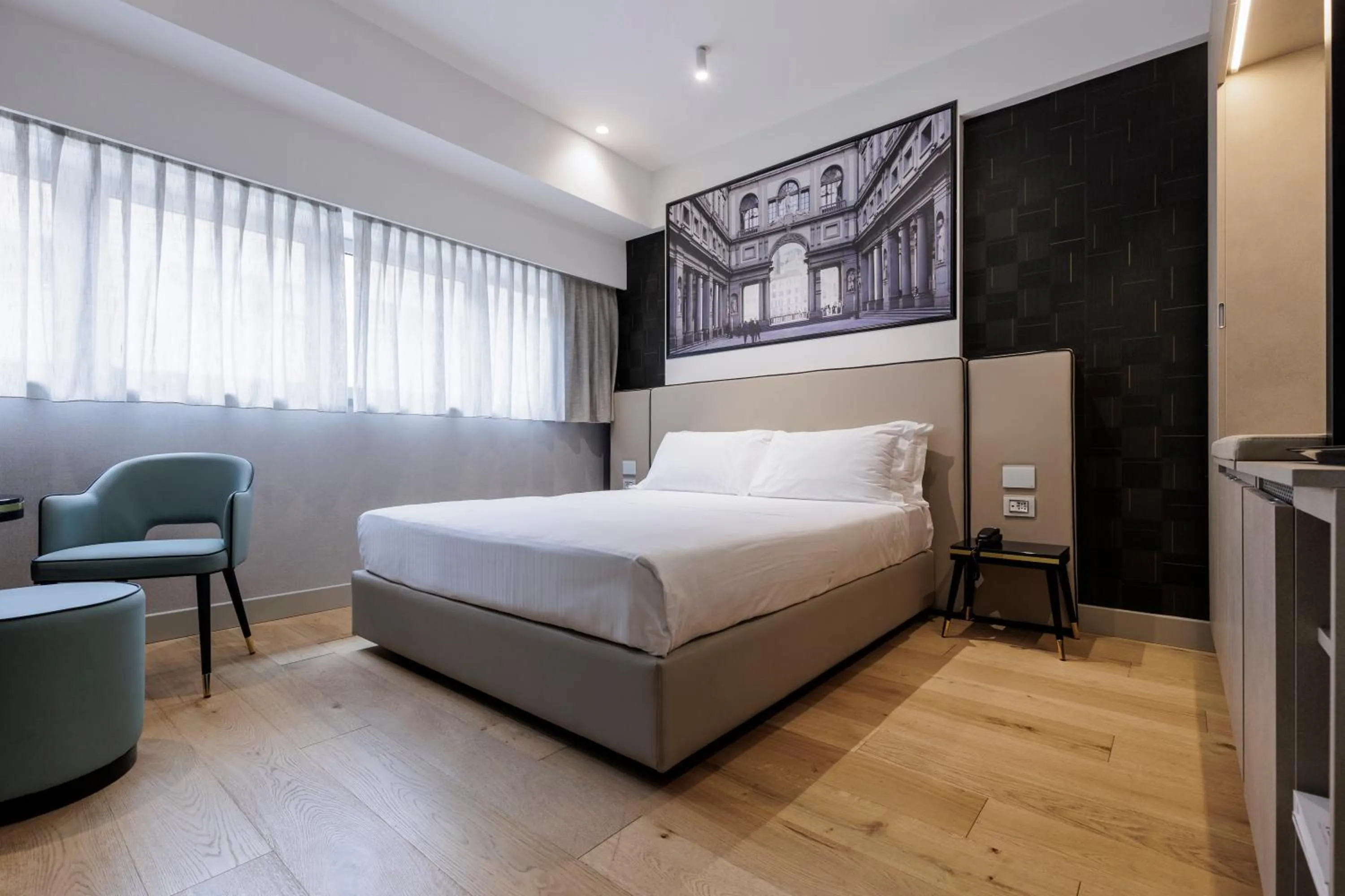 Bed in Mh Florence Hotel & Spa