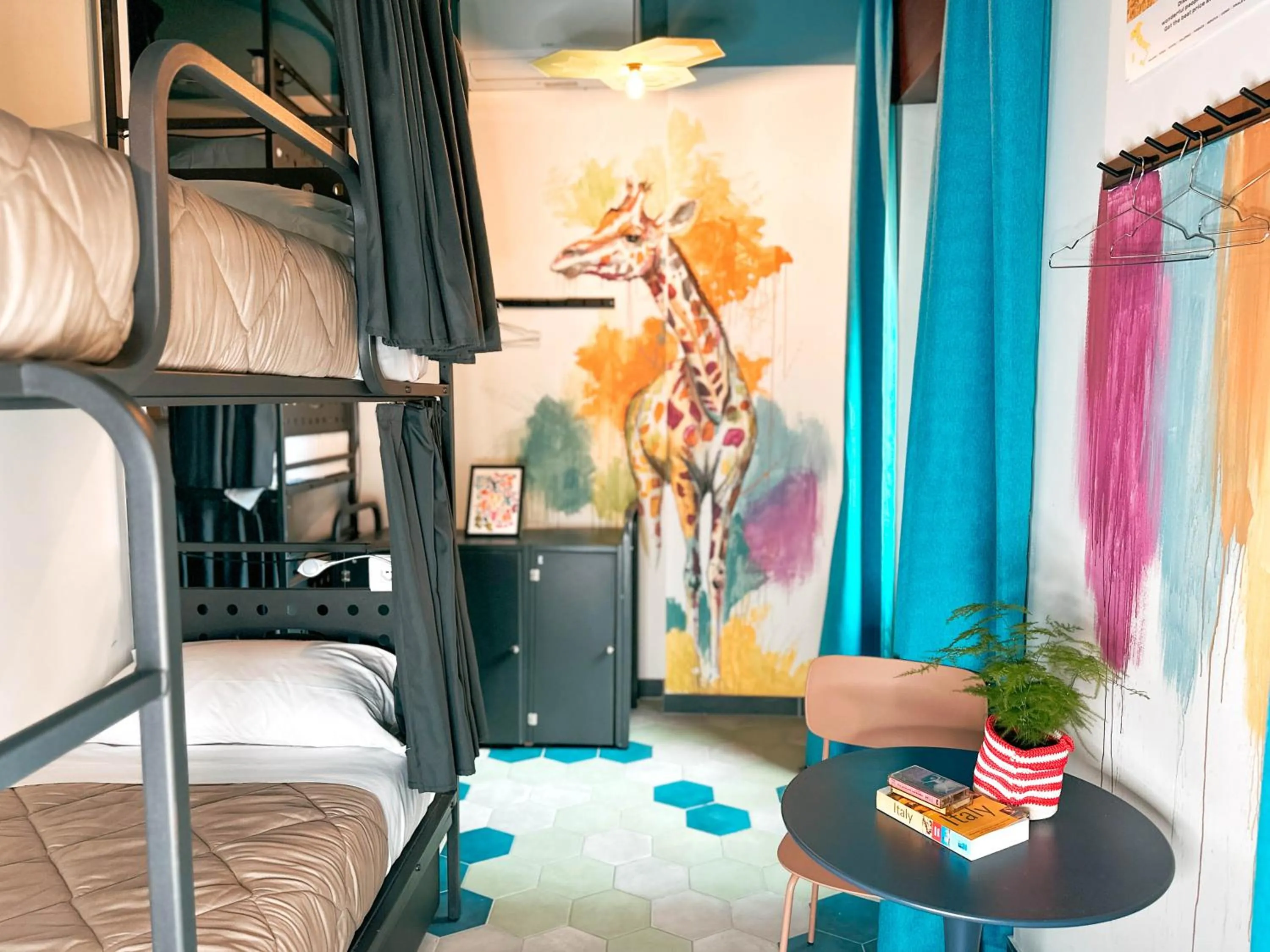 Decorative detail in Ostello Bello Milano Duomo