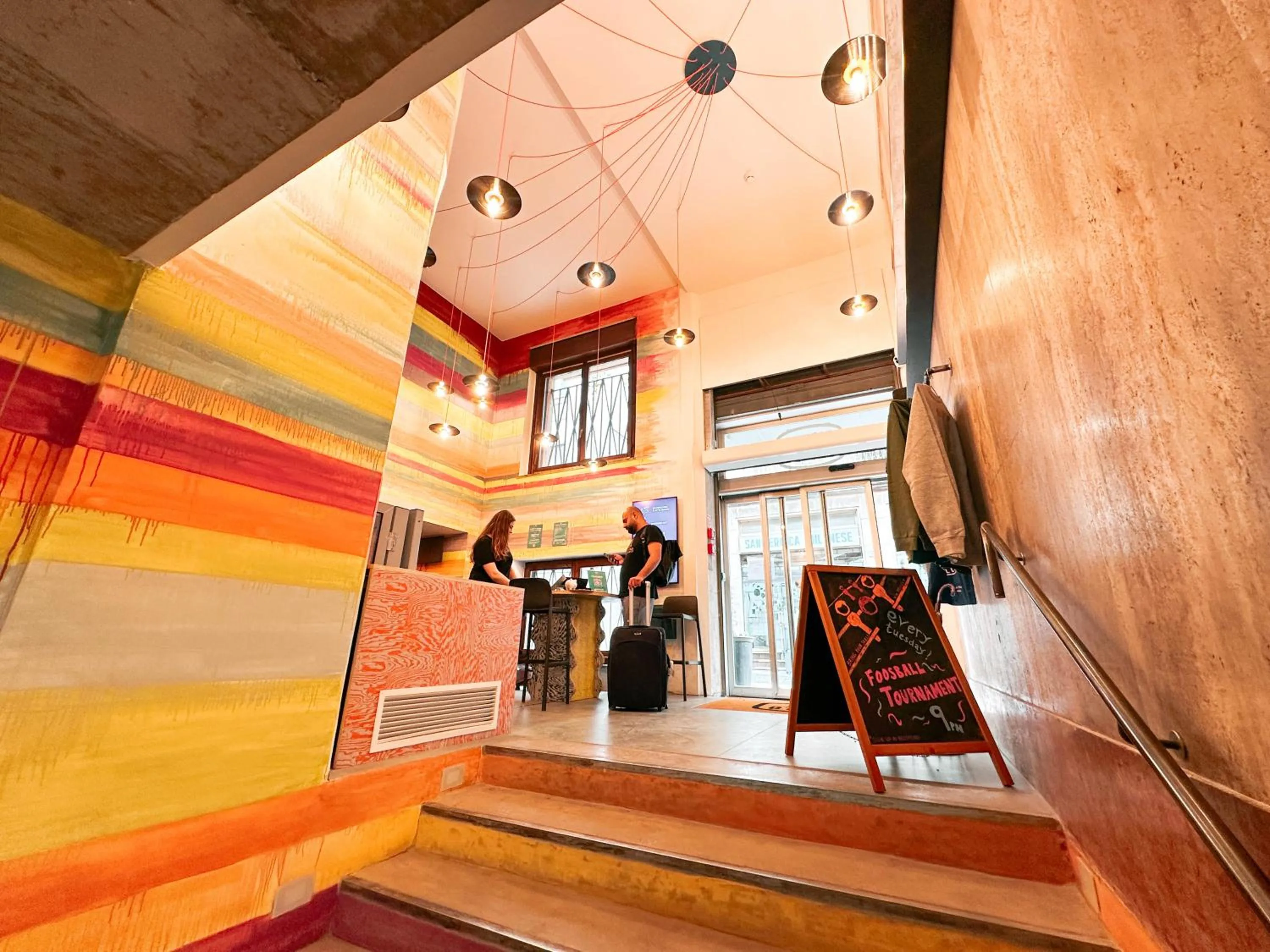 Lobby or reception in Ostello Bello Milano Duomo