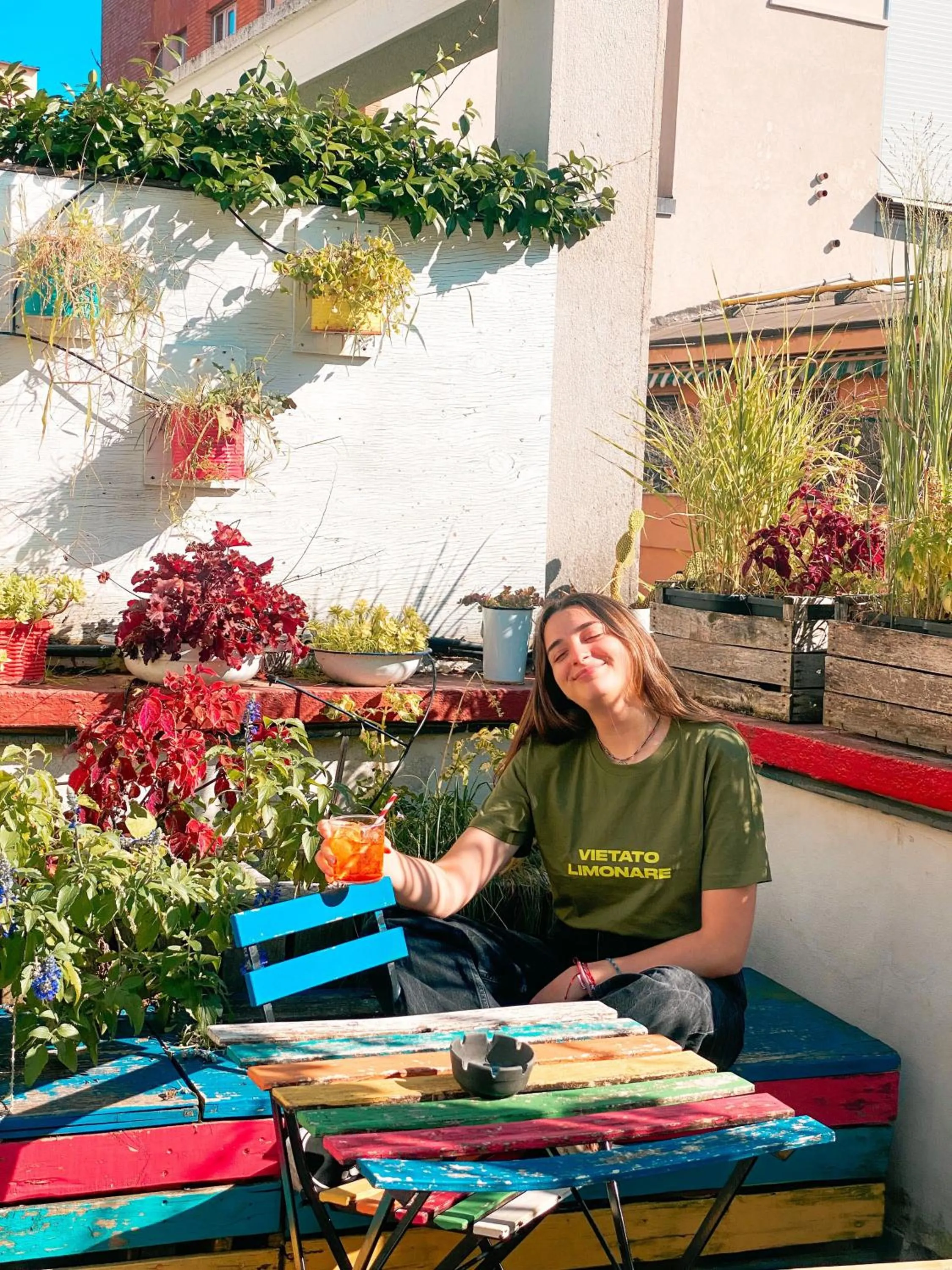 Balcony/Terrace in Ostello Bello Milano Duomo