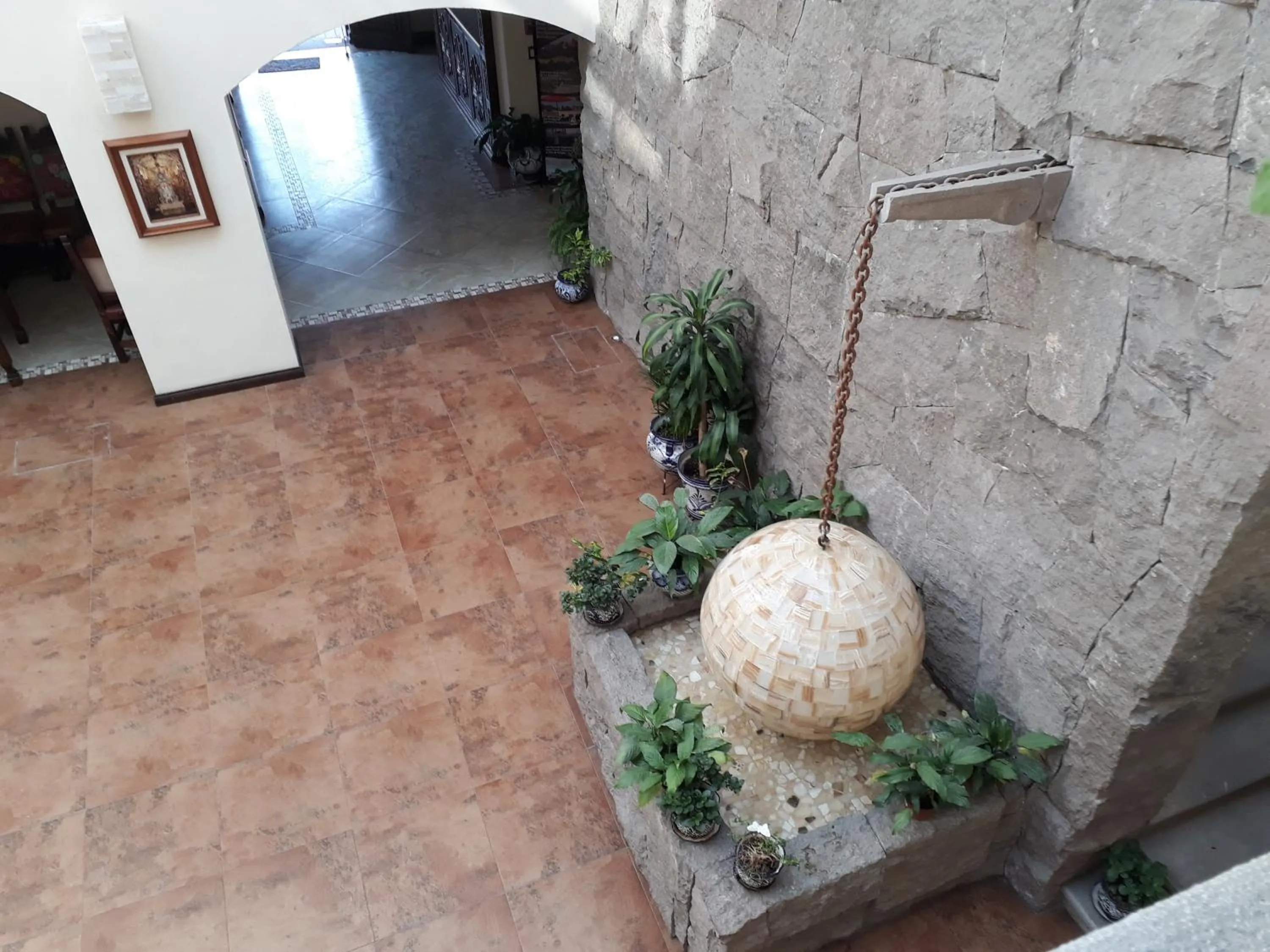 Patio in Hotel Boutique Xelhua