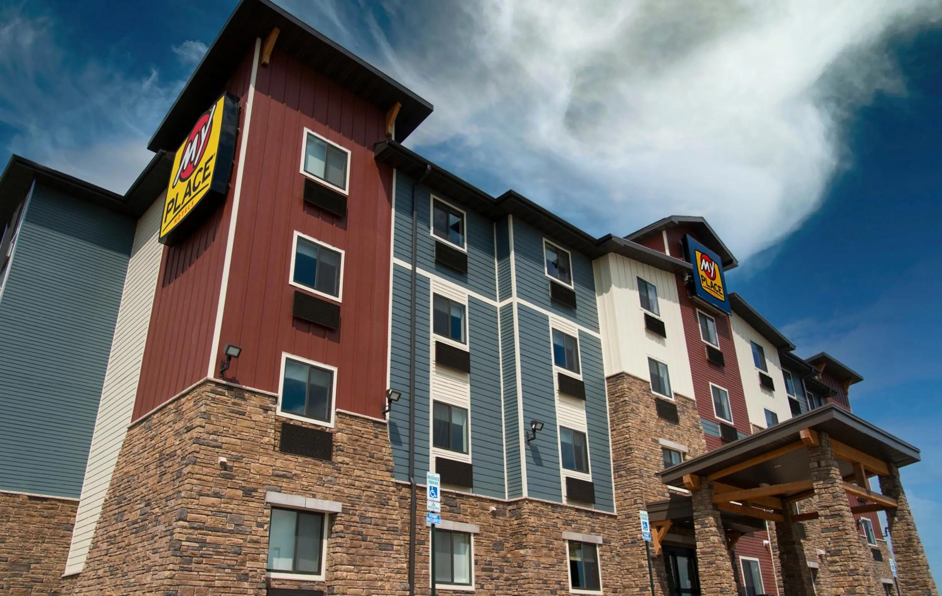Property building in My Place Hotel-Brookings, SD