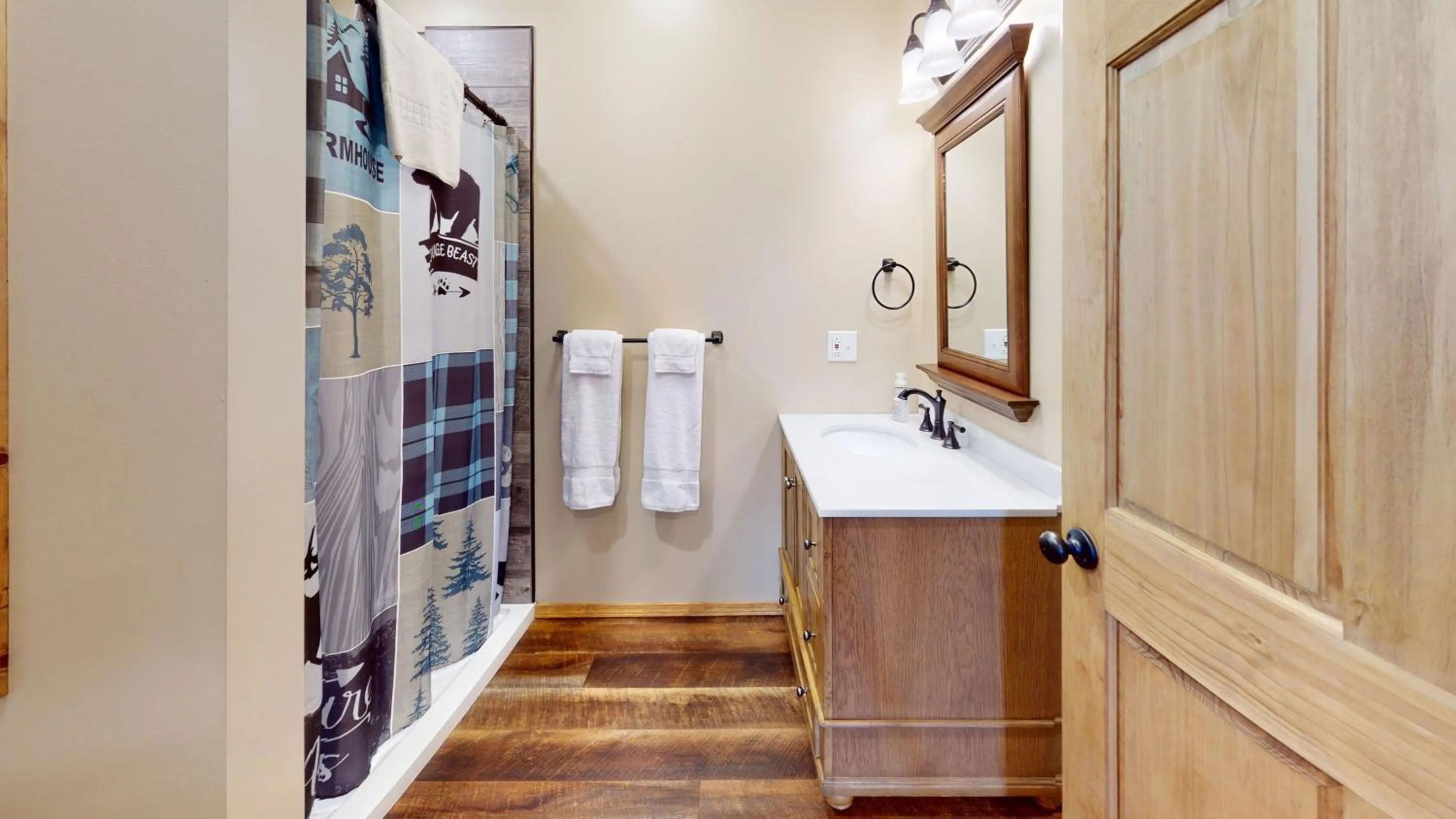Bathroom in Rough Cut Lodge