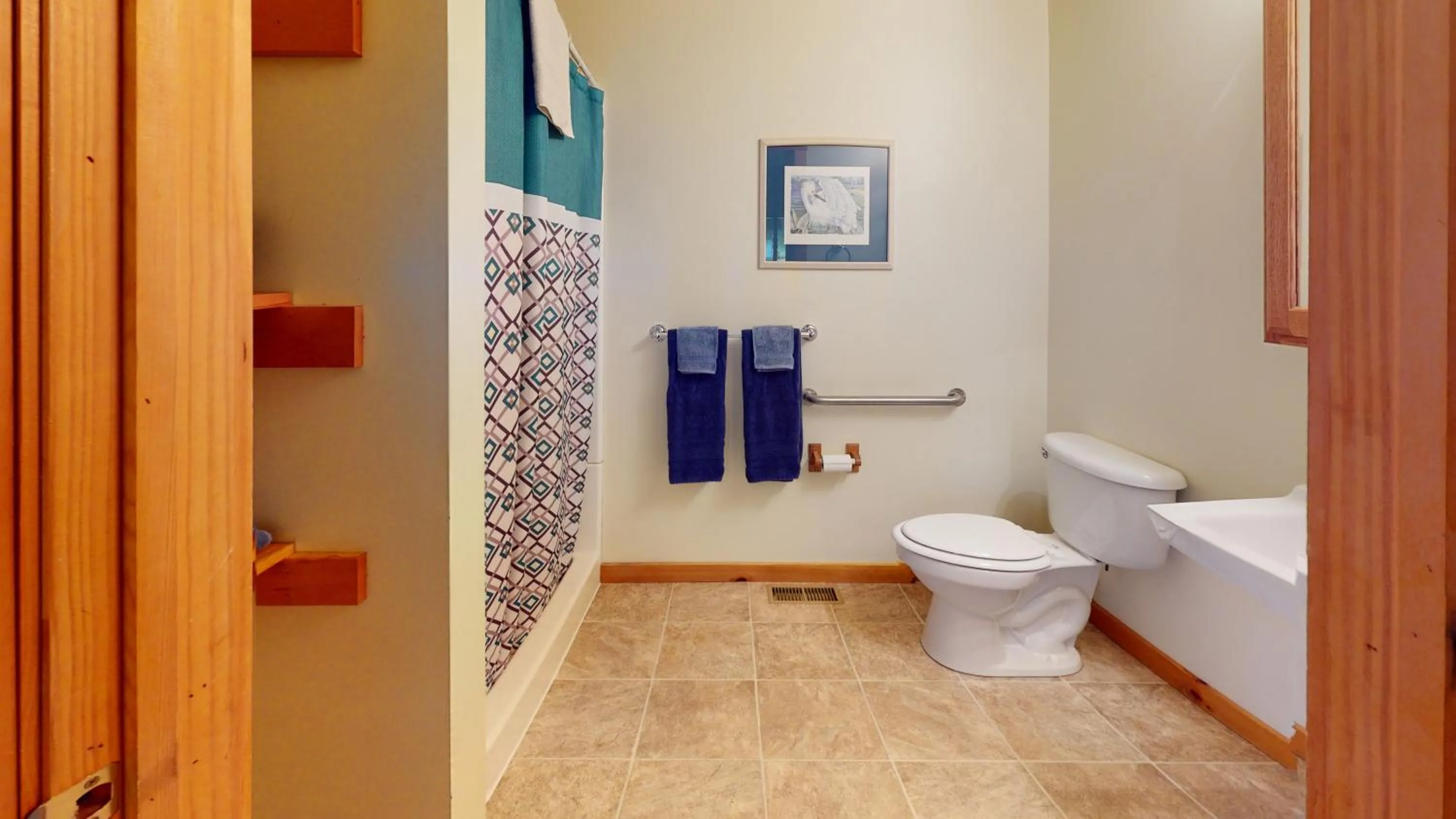 Shower in Rough Cut Lodge