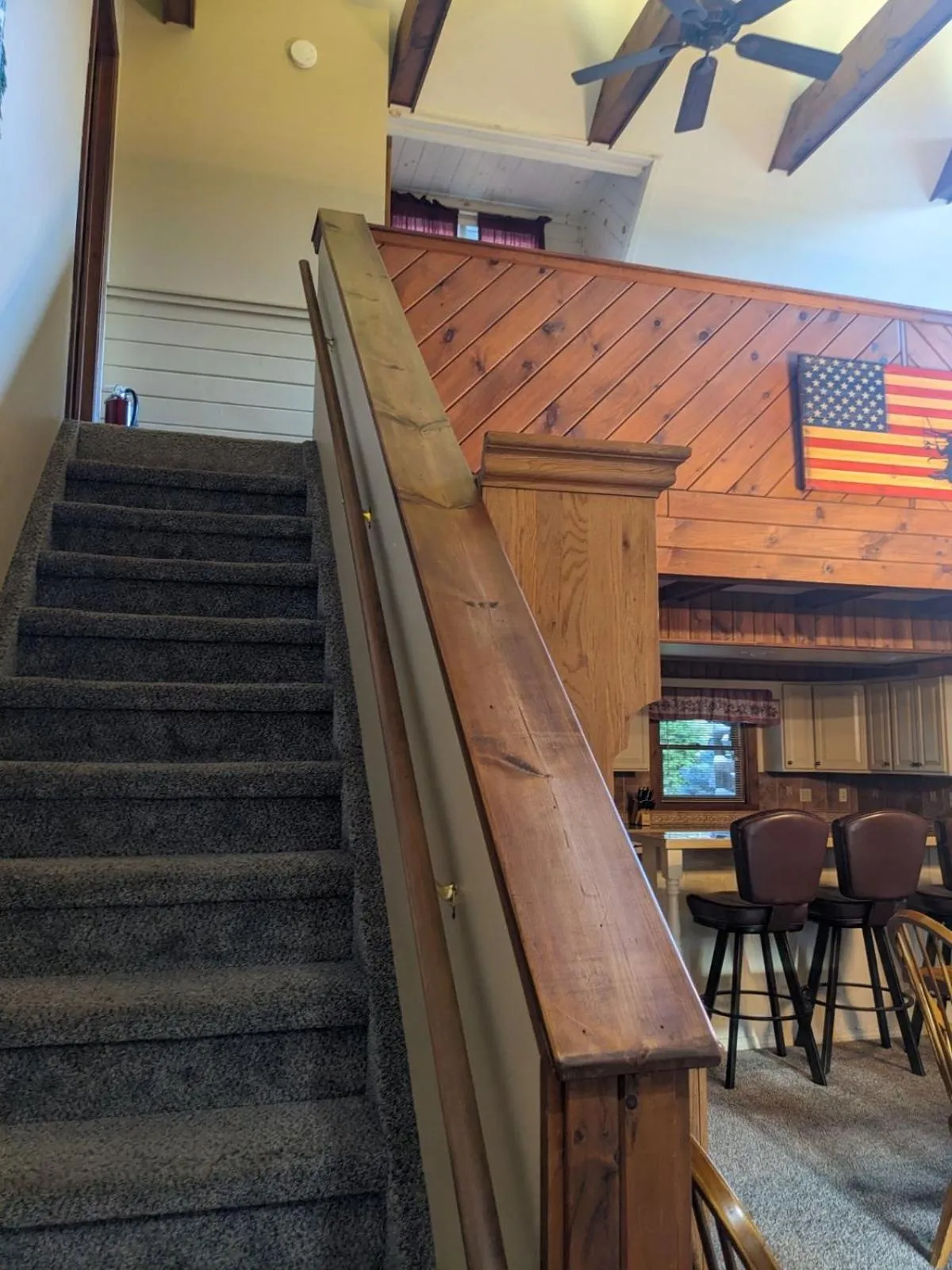 Dining area in Rough Cut Lodge