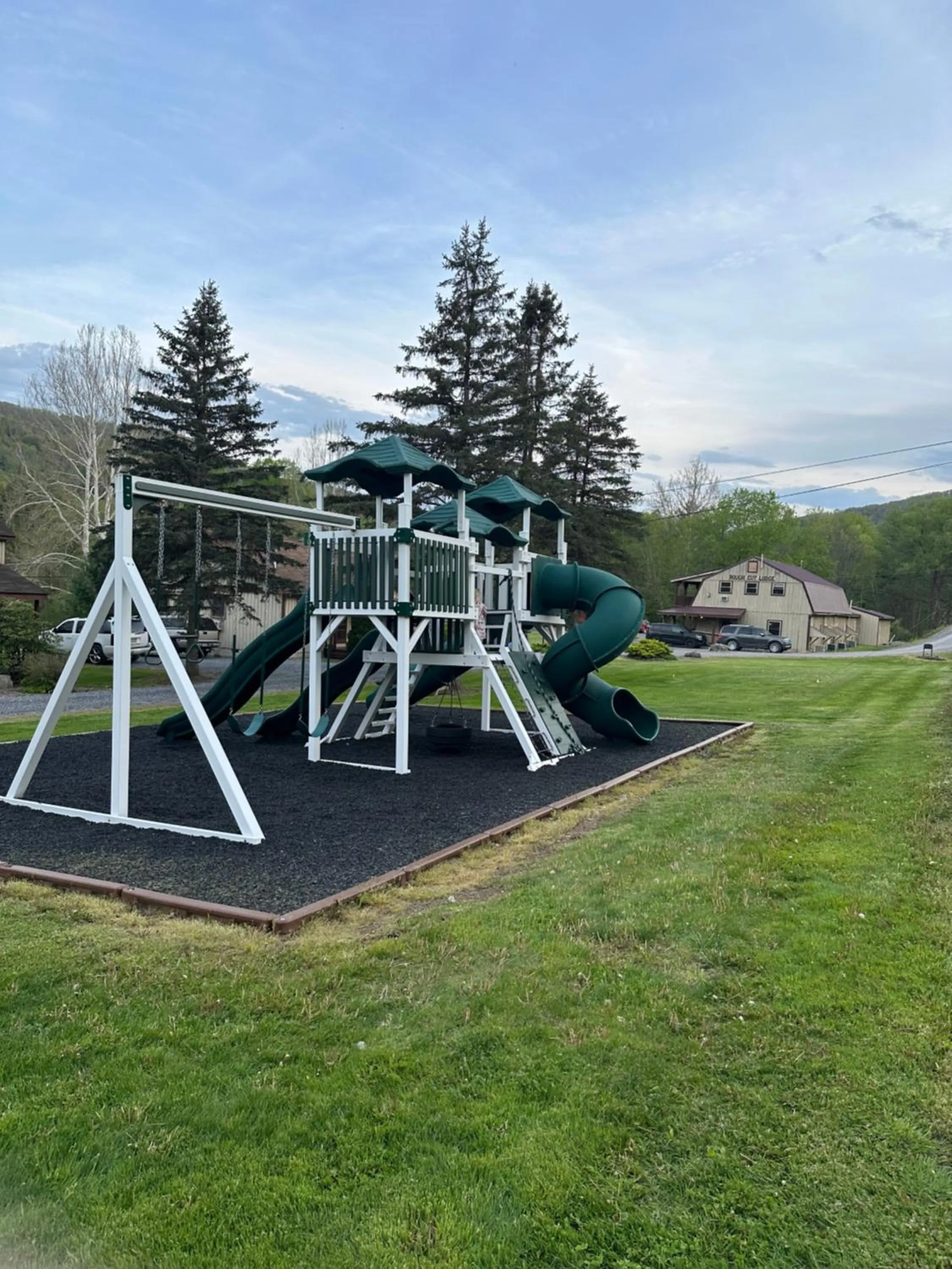 Children play ground in Rough Cut Lodge