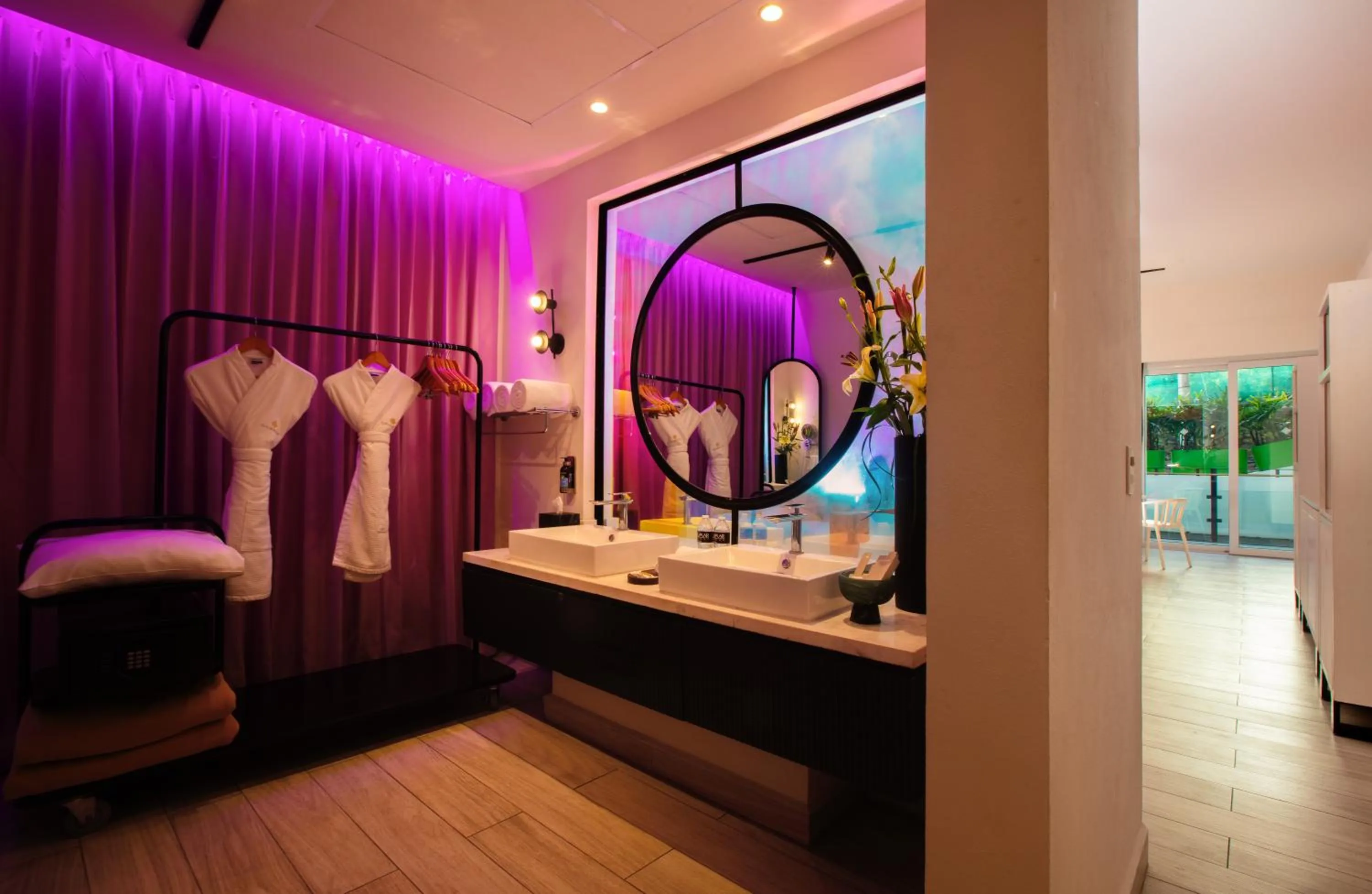 Bathroom, Bed in Almar LGBT Luxury Resort